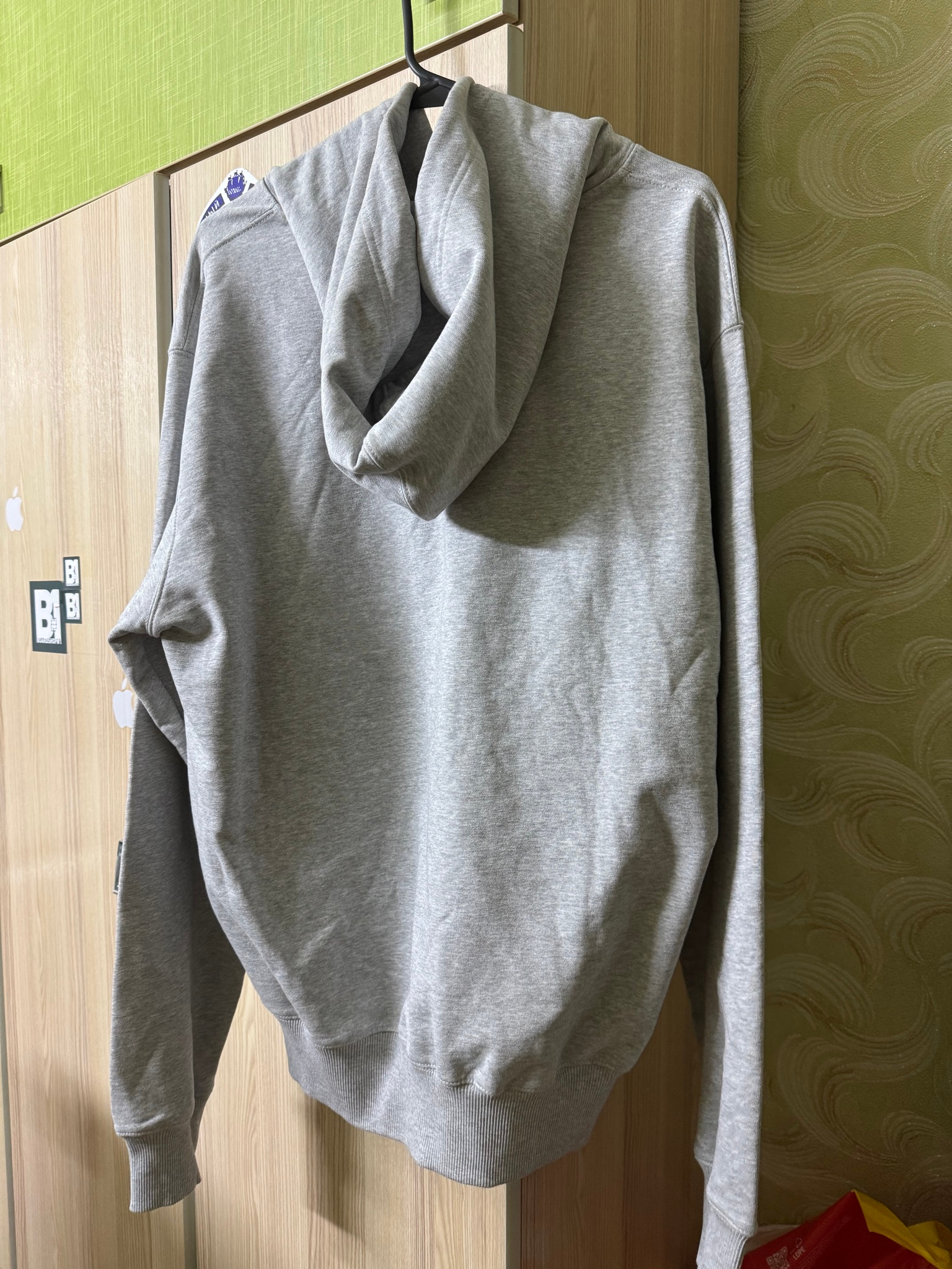 Helmut Lang basic grey hoodie, миниатюра 2