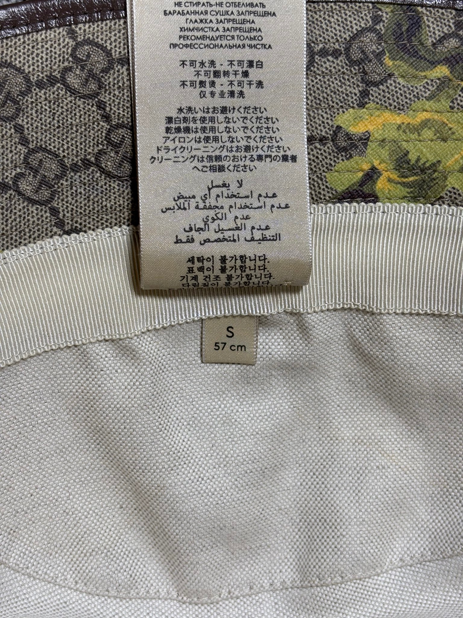 Gucci GG Supreme Dusty Azalea Bucket Hat, миниатюра 8
