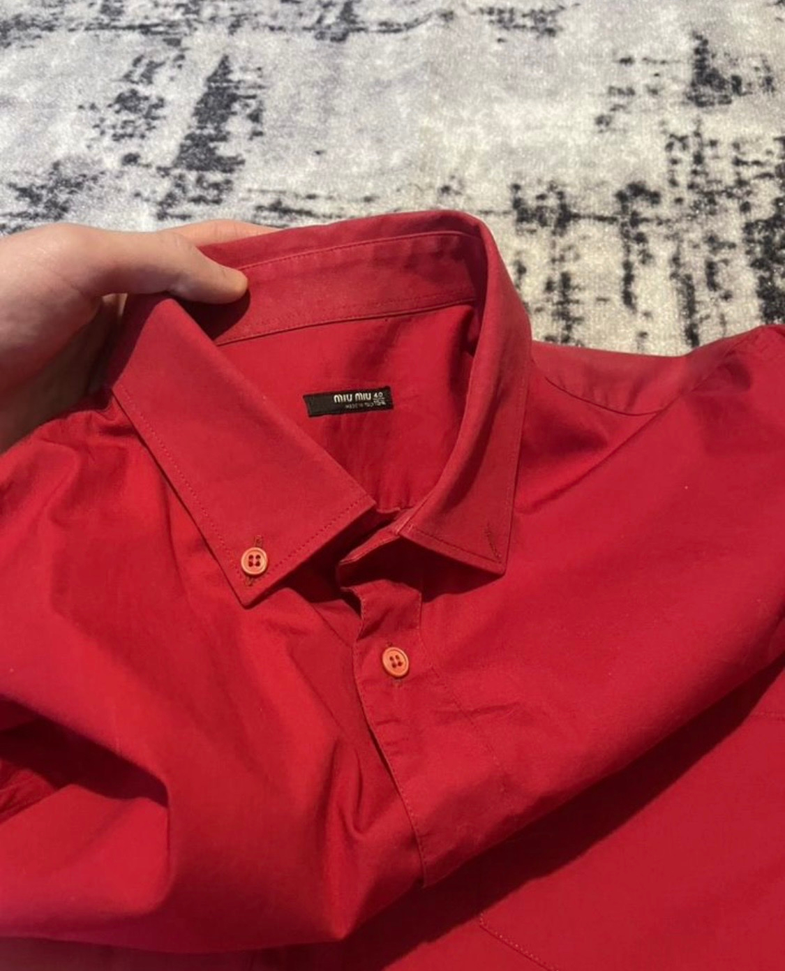 Miu Miu X Prada Archive Striped Shirt, миниатюра 4
