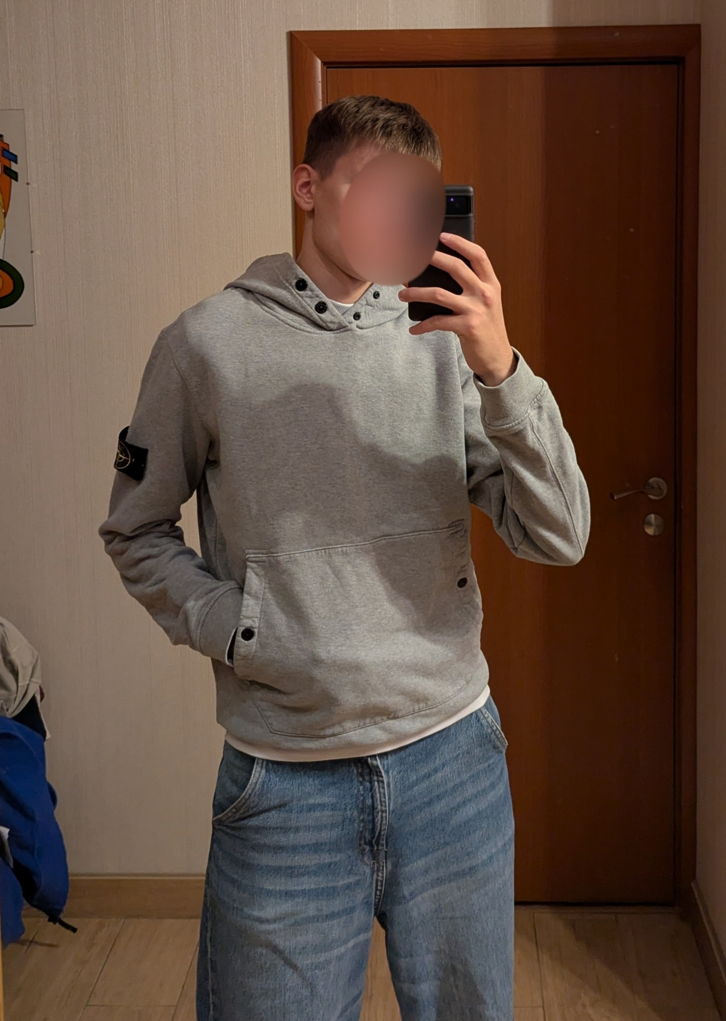 Stone Island Logo Patch Hoodie, миниатюра 15
