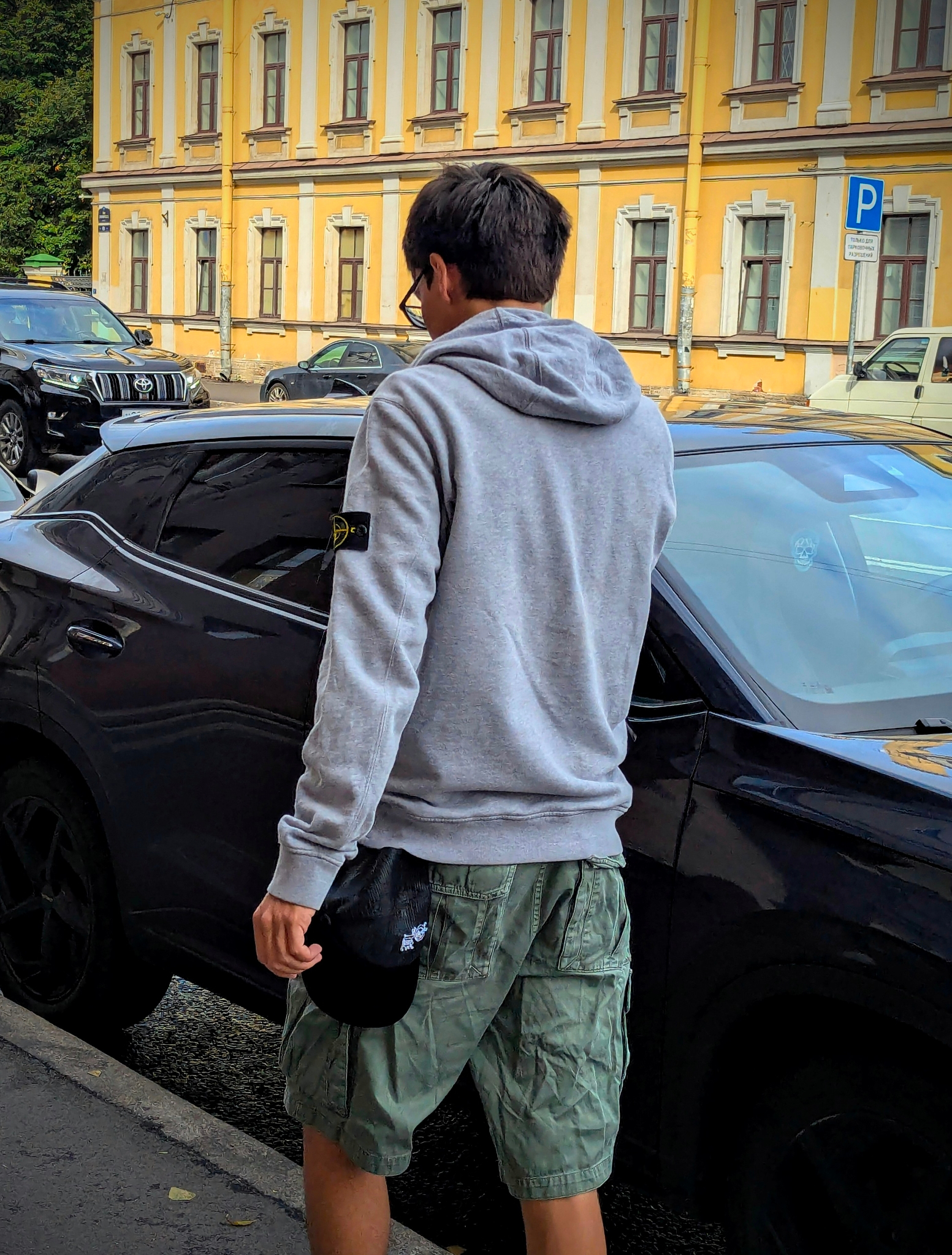 Stone Island Logo Patch Hoodie, миниатюра 11