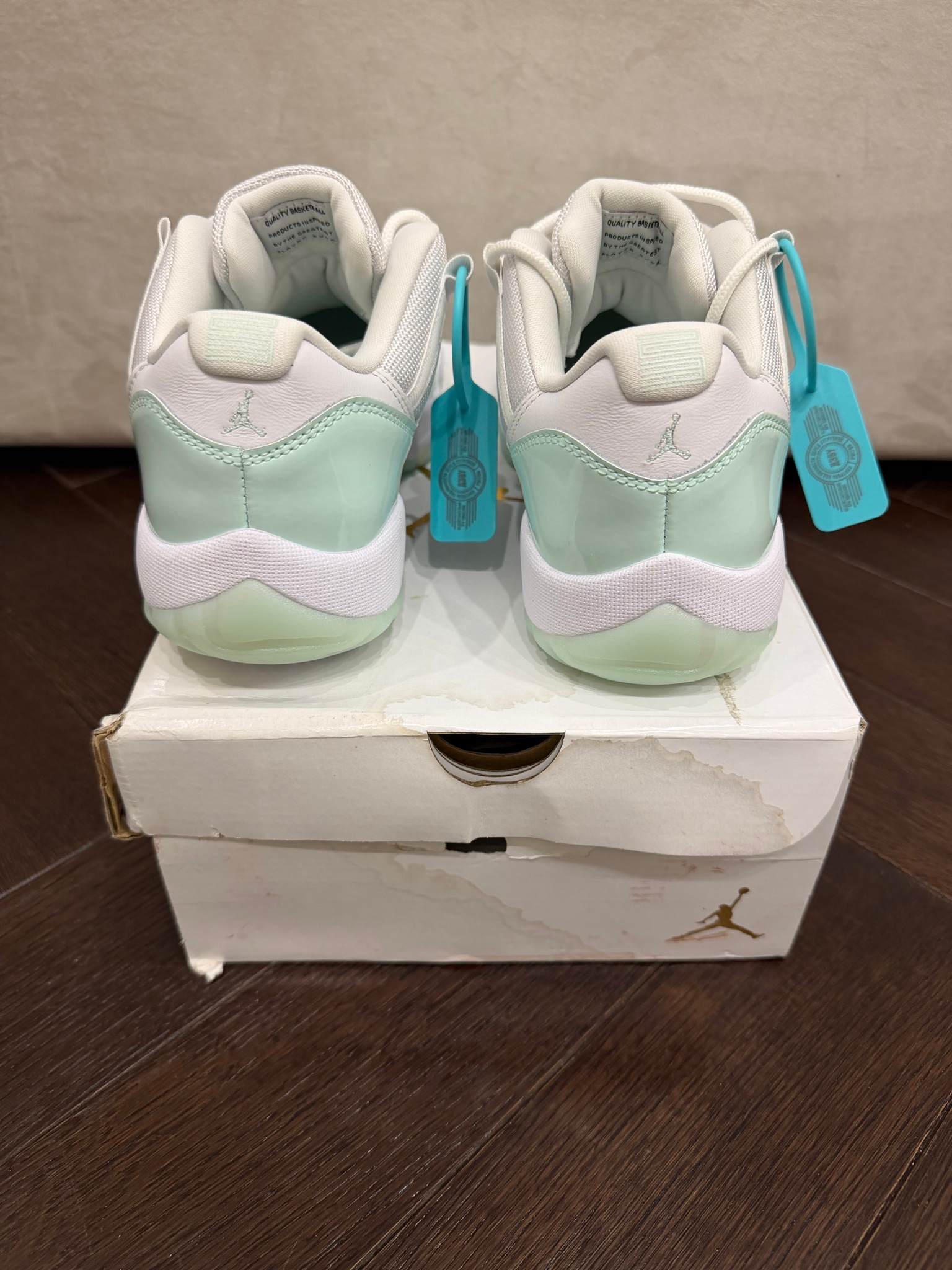 Nike x Air Jordan Air Jordan 11 Low Igloo Mint, миниатюра 3