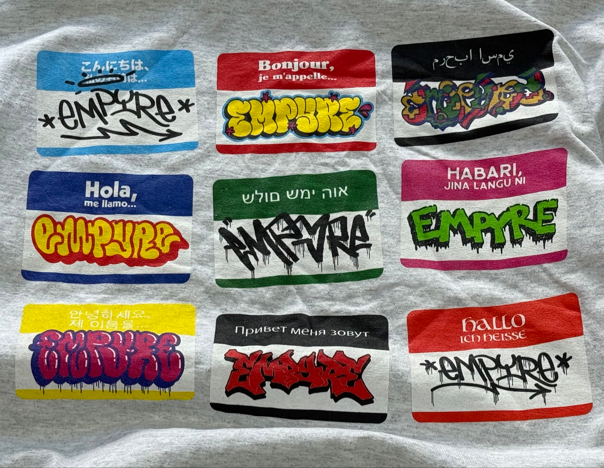 Empyre Hello Logos T-Shirt, миниатюра 5