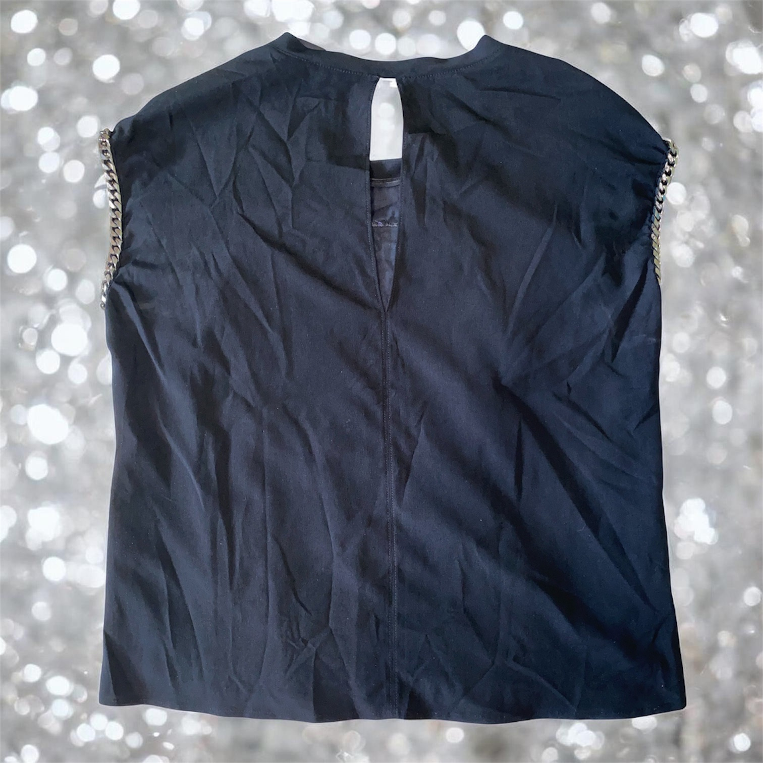 Philipp Plein SS15 J'adore blouse black, миниатюра 2