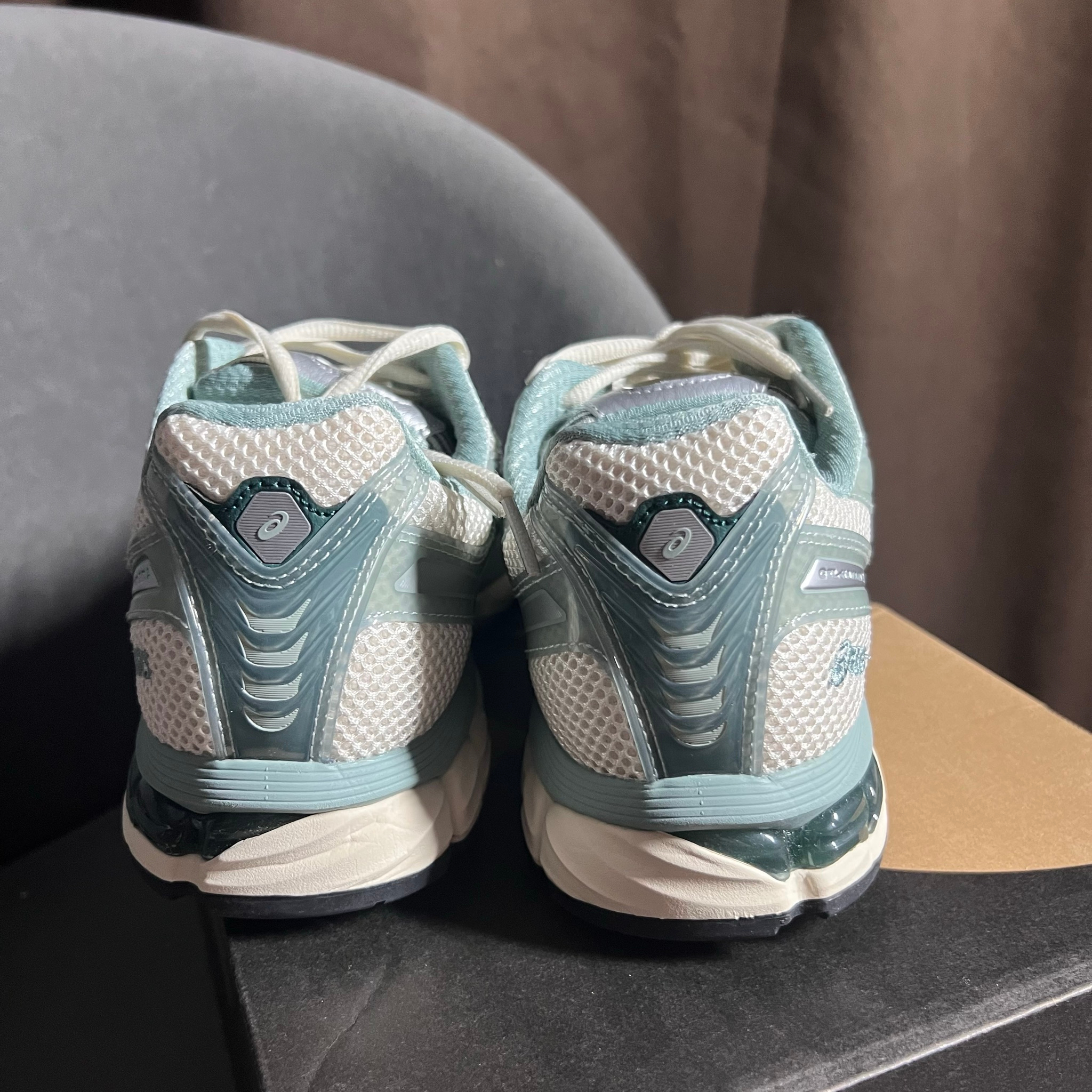 Asics x Kith Gel Kayano 12.1 Cream Sage, миниатюра 3