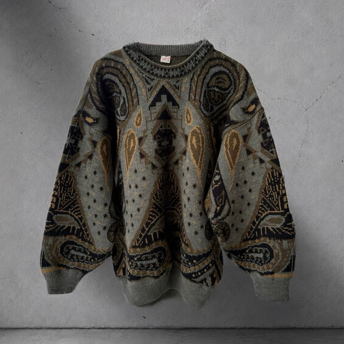 Mahmoud Al Fattan 1990s Vintage Arabian Sweater, миниатюра 1
