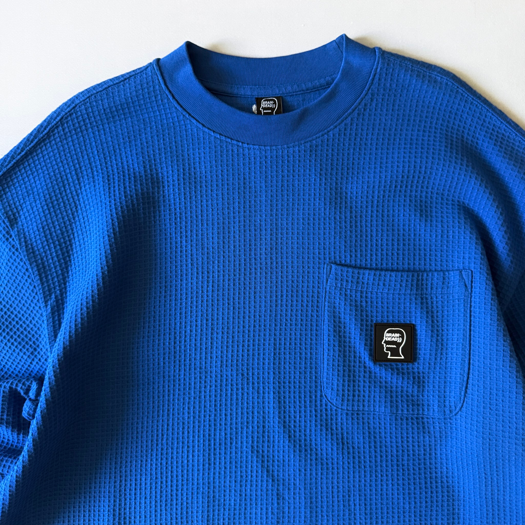 Brain Dead Waffle Cotton Long Sleeve Shirt, миниатюра 2