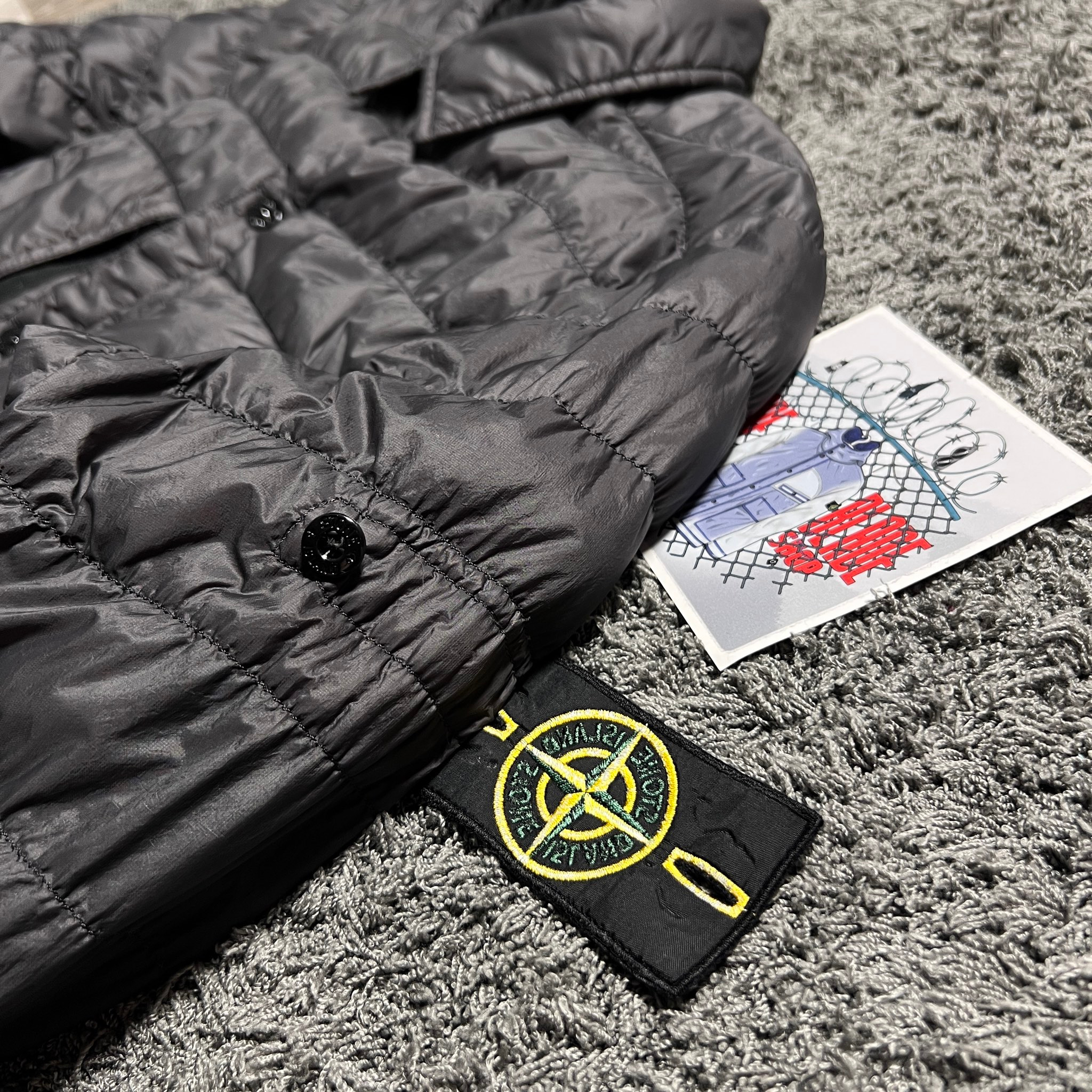 Stone Island GARMENT DYED MICRO YARN DOWN JACKET, миниатюра 4
