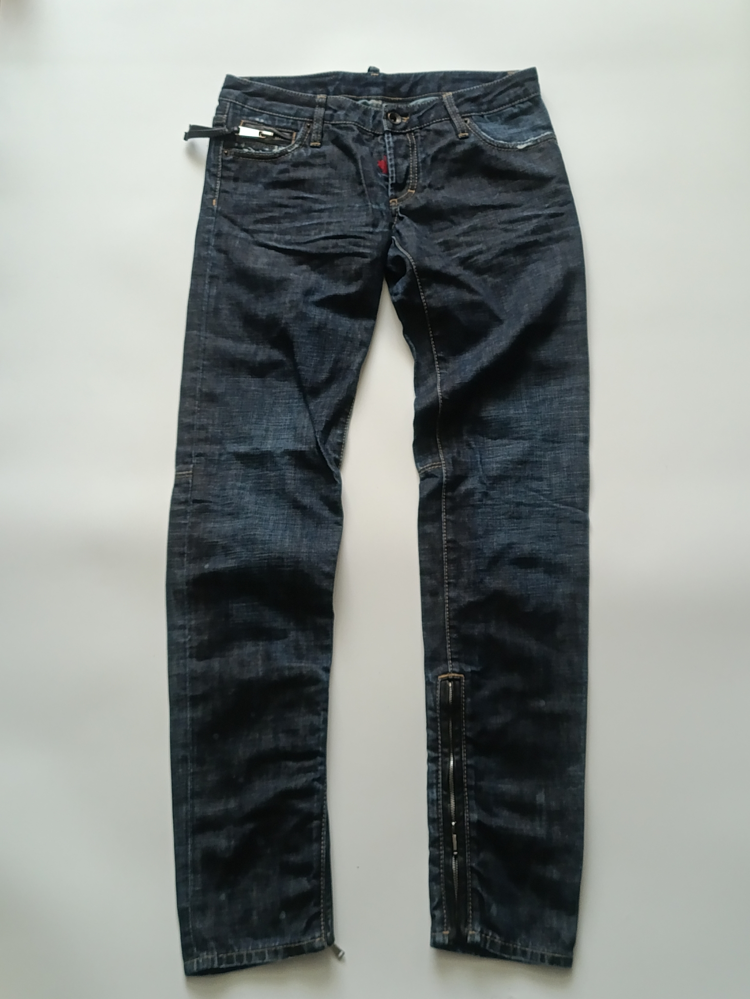 DSQUARED2 Leather jeans, миниатюра 1
