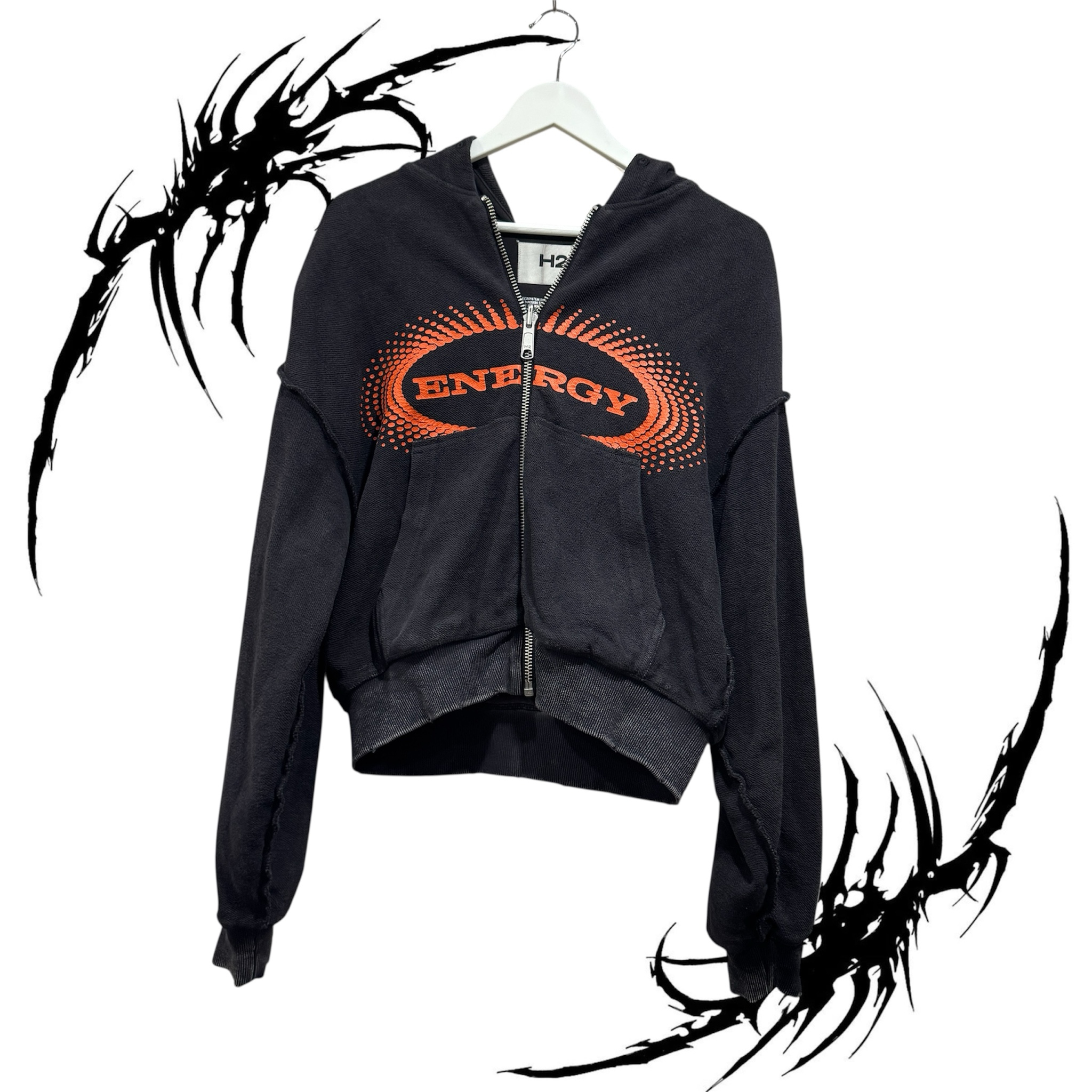heron preston reversible zip-though hoodie, миниатюра 1