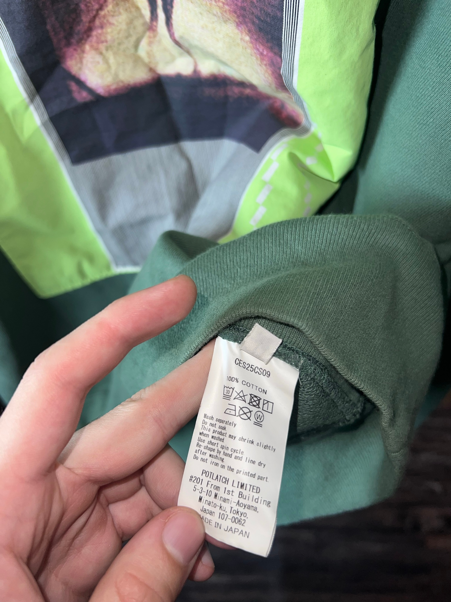 Cav Empt Washed VS 8b Crew Neck, миниатюра 5