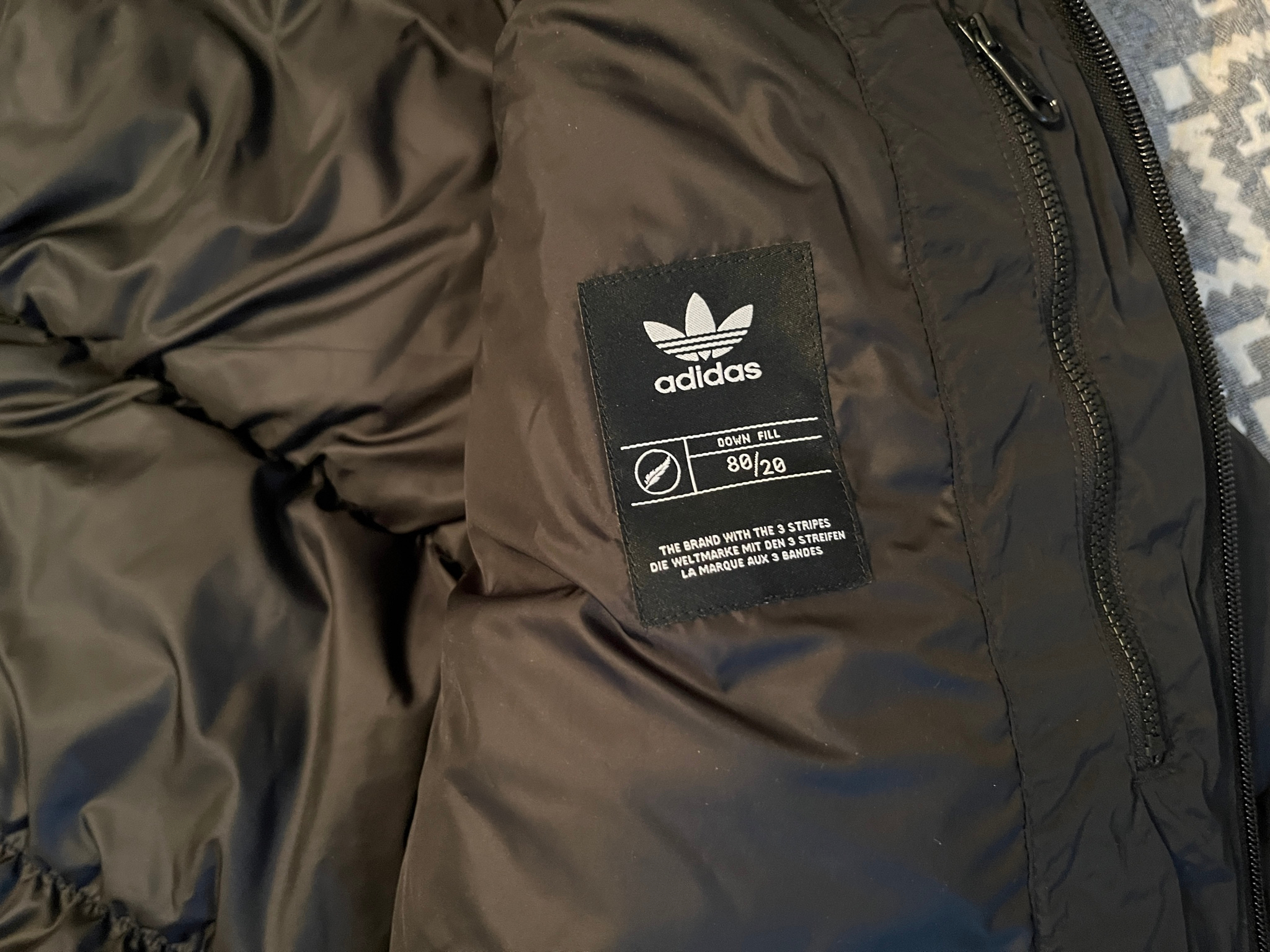 Adidas Originals Пуховик Adidas Originals Adicolor Down Regen Puffer Hooded, миниатюра 15