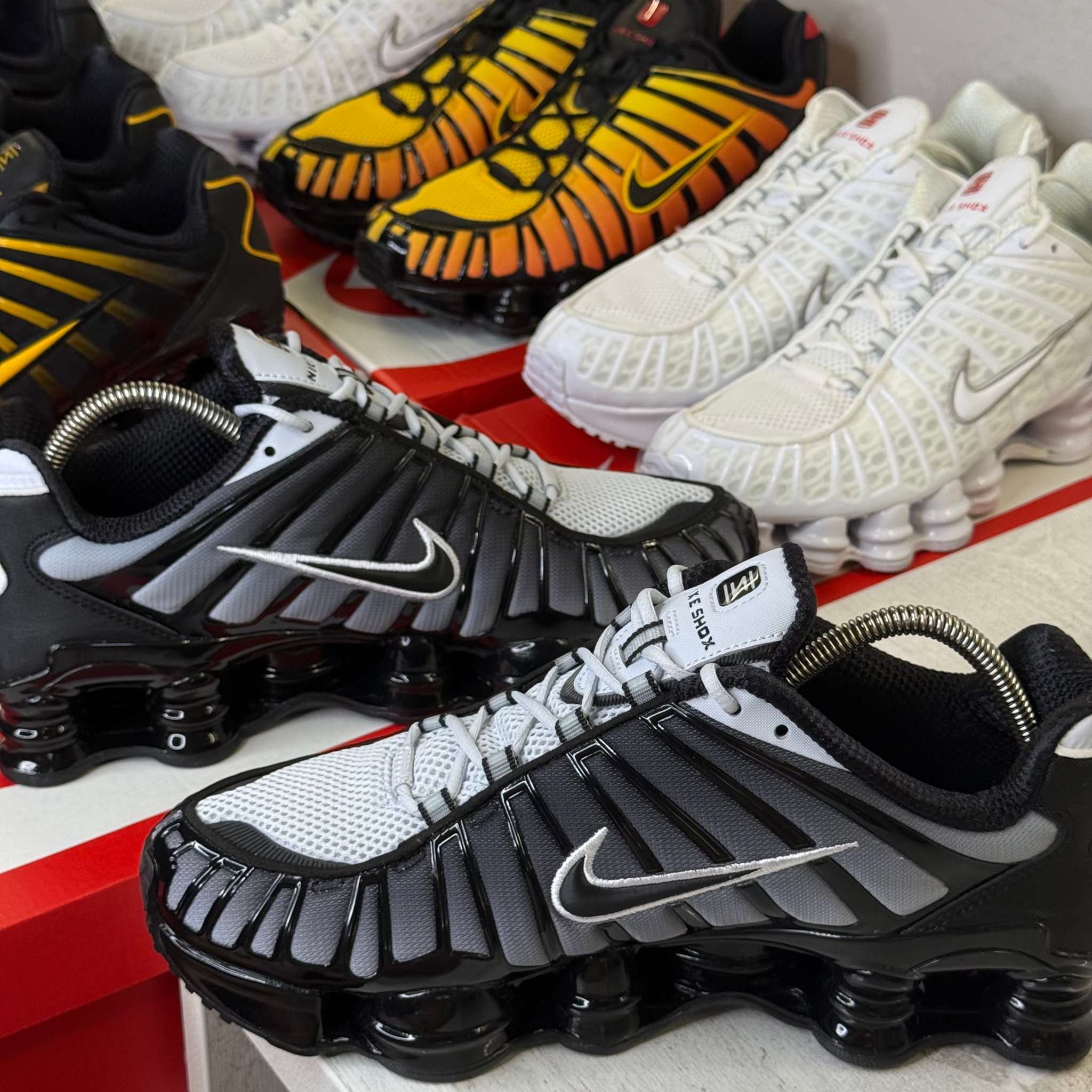 Nike Shox TL Black/white pure platinum, миниатюра 8
