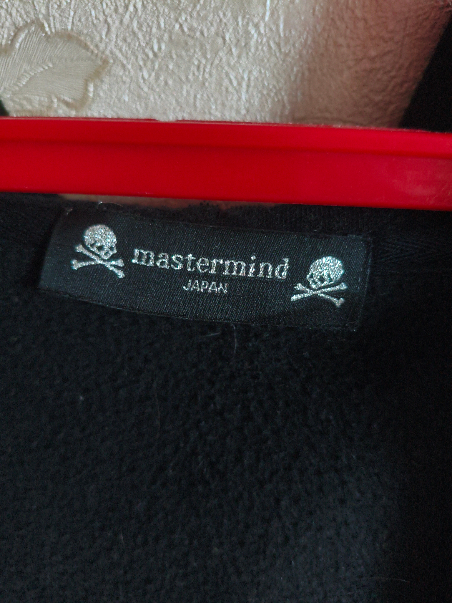 mastermind JAPAN Black OG Embroidery-Ish Zip-Up Hoodie, миниатюра 3
