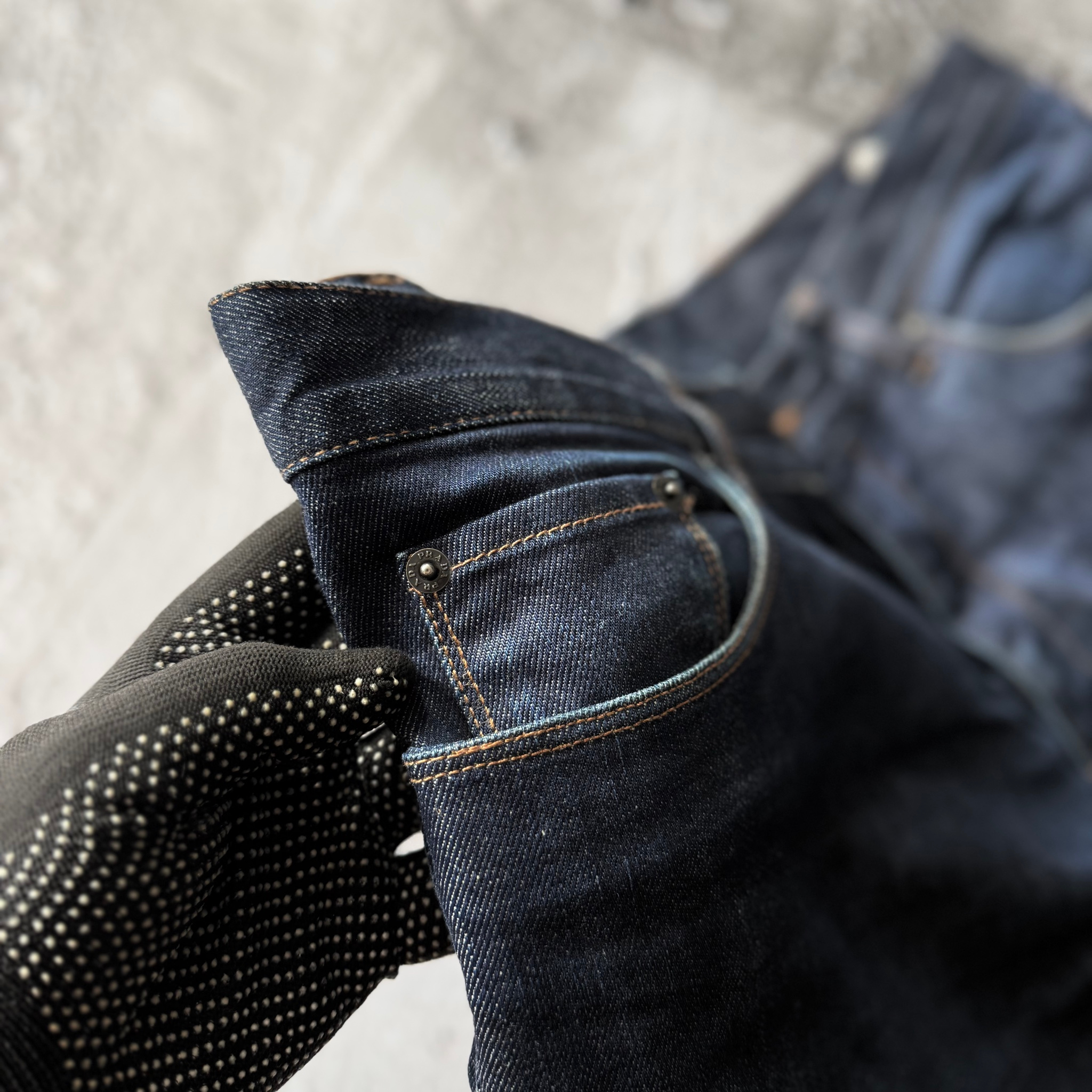 Prada 2000s Vintage Classic Straight Jeans, миниатюра 4