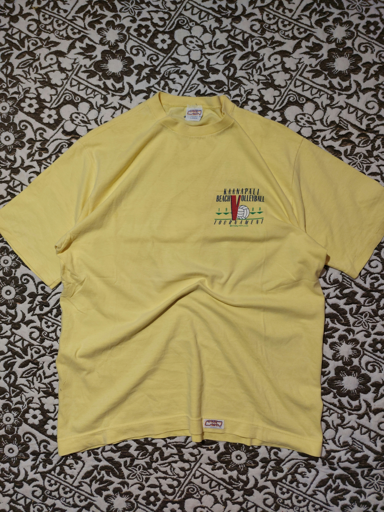 Crazy shirt Kaanapali Beach Volleyball Tournament 1988, миниатюра 1