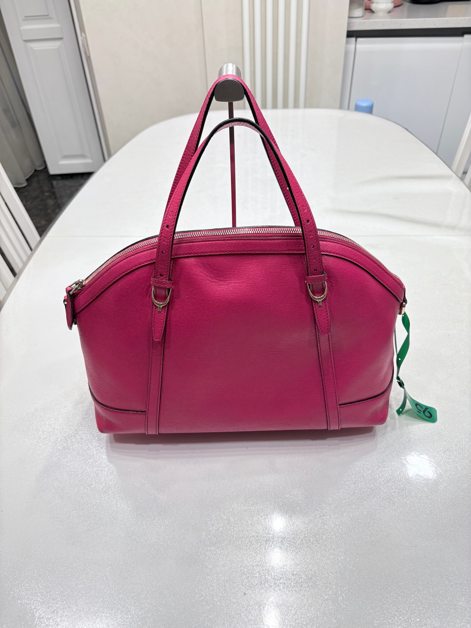 Gucci Dome Leather Top Handle Bag, миниатюра 1