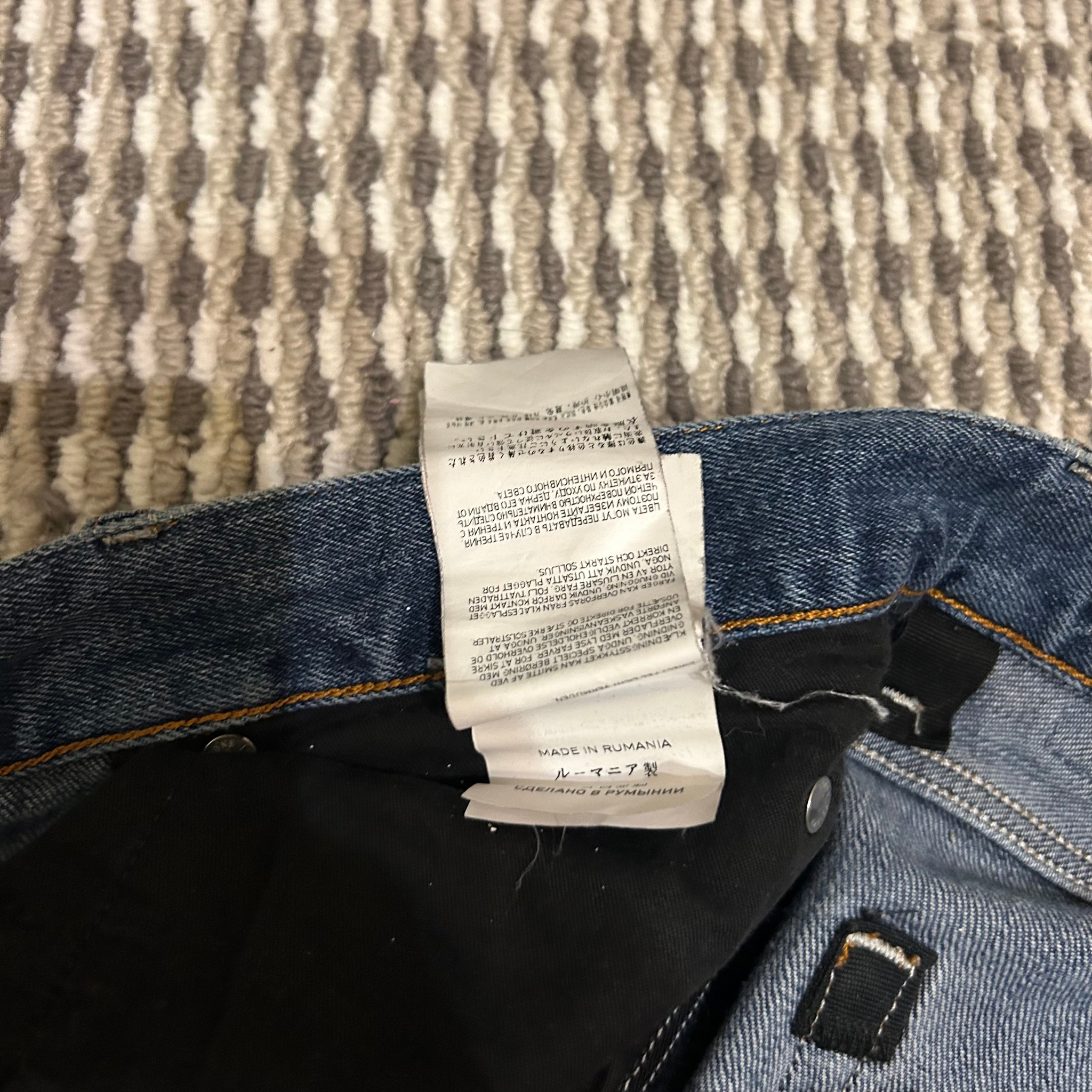 Stone Island Rare Vintage Distressed Jeans, миниатюра 11