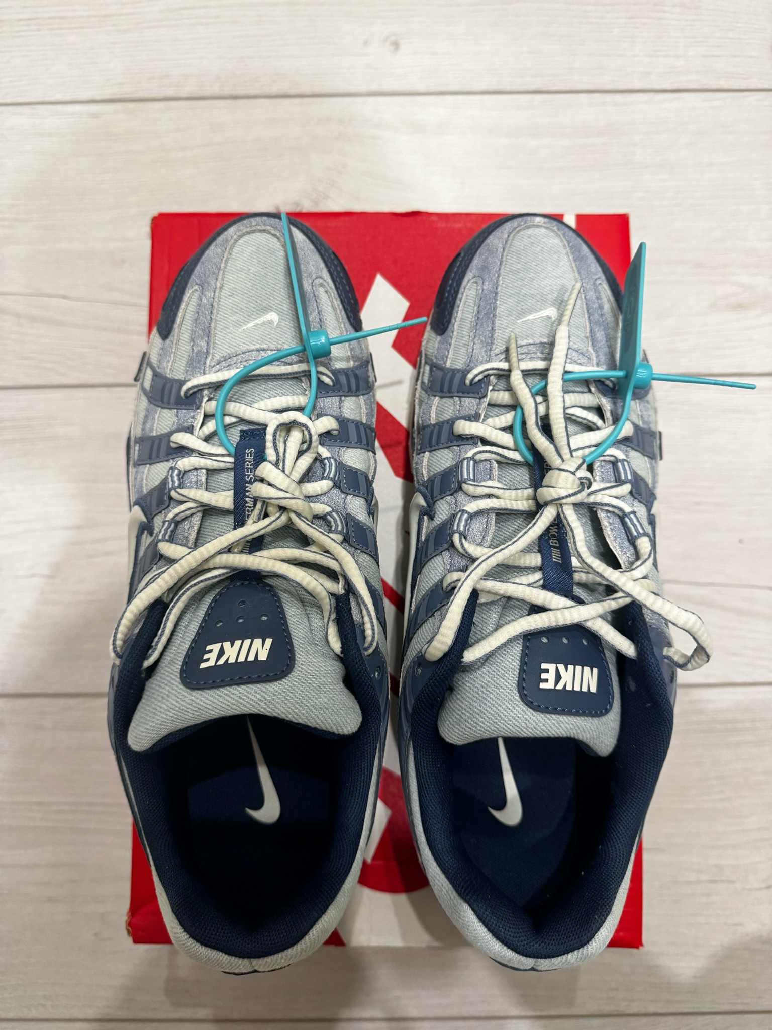 Nike P-6000 SE Worn Blue Denim, миниатюра 3