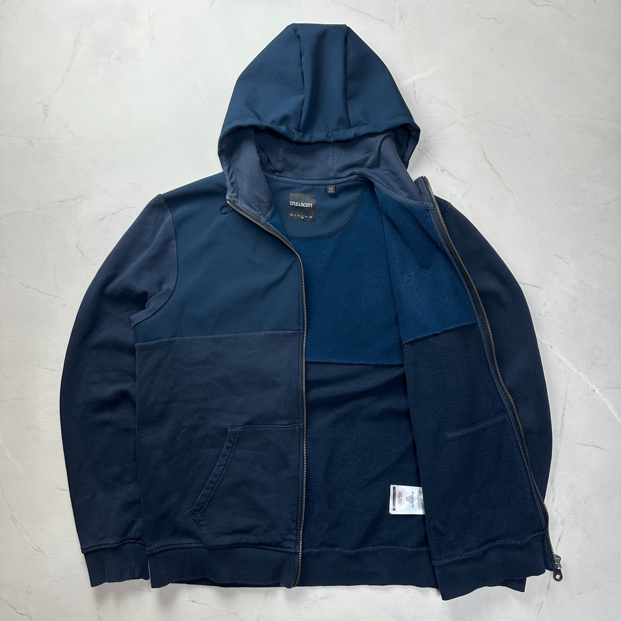 Lyle & Scott Softshell x cotton zip up, миниатюра 3