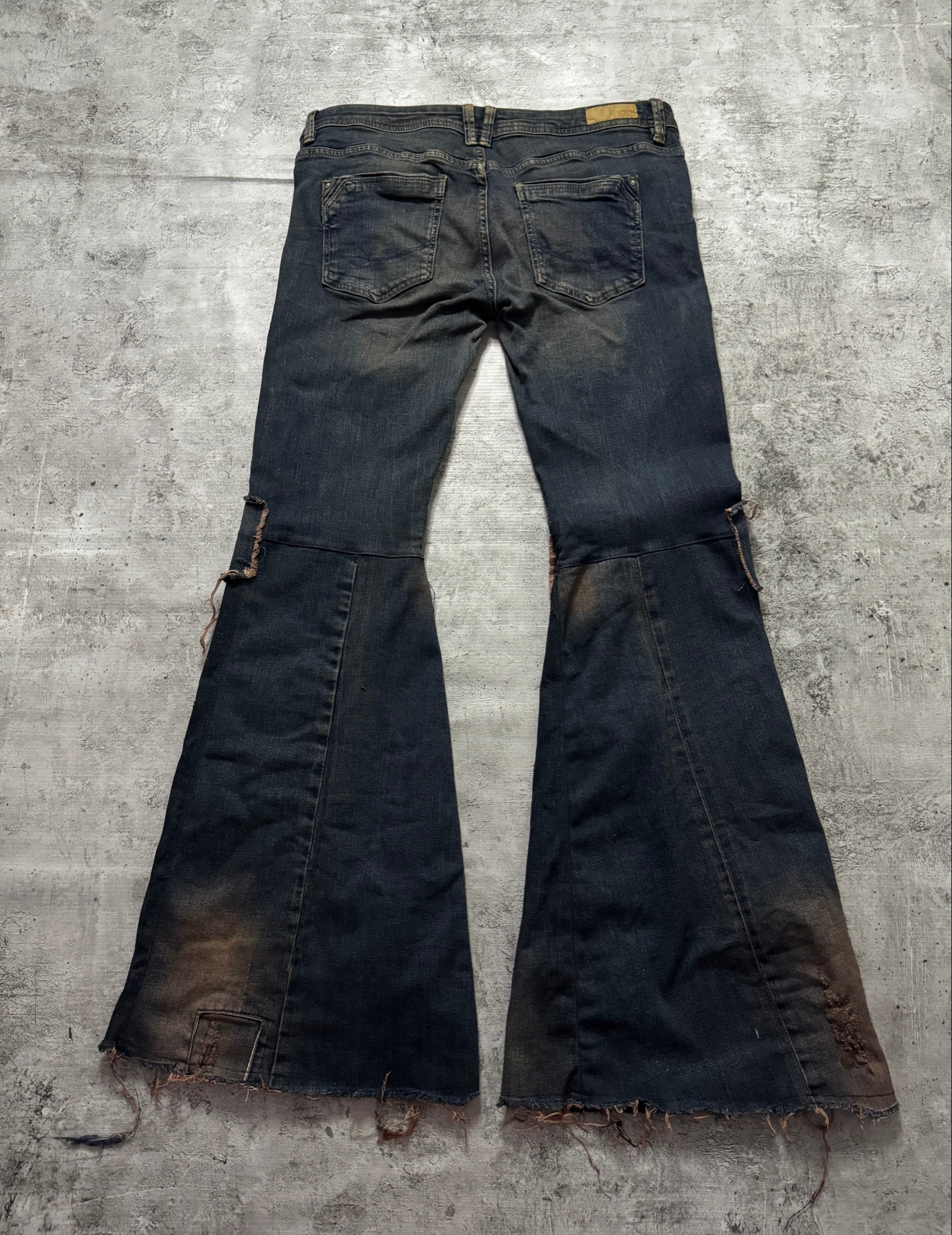 flared jeans custom Джинсы, миниатюра 2