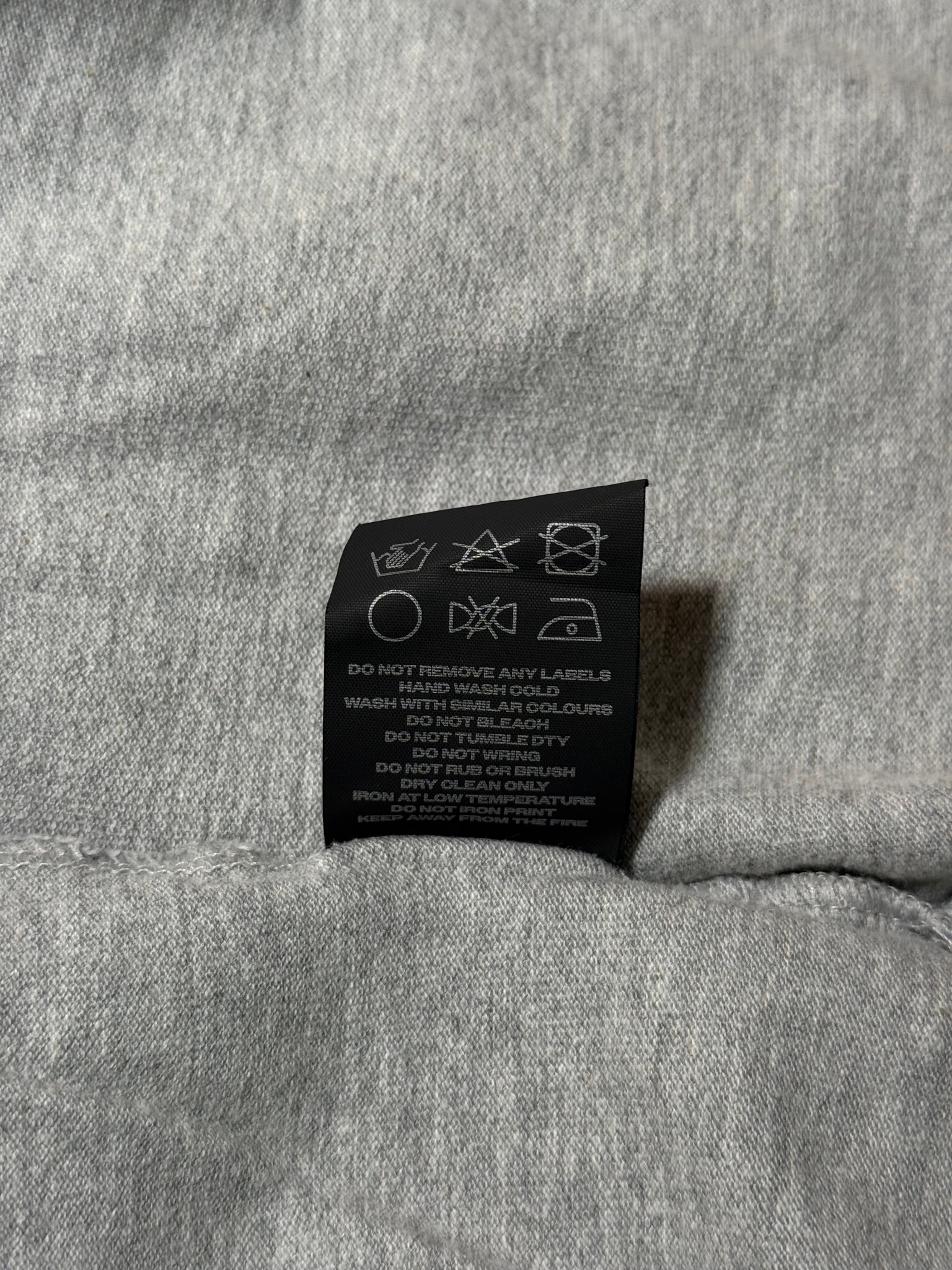 Protocol Index Fur Collar Layered Gray Polo Shirts, миниатюра 9