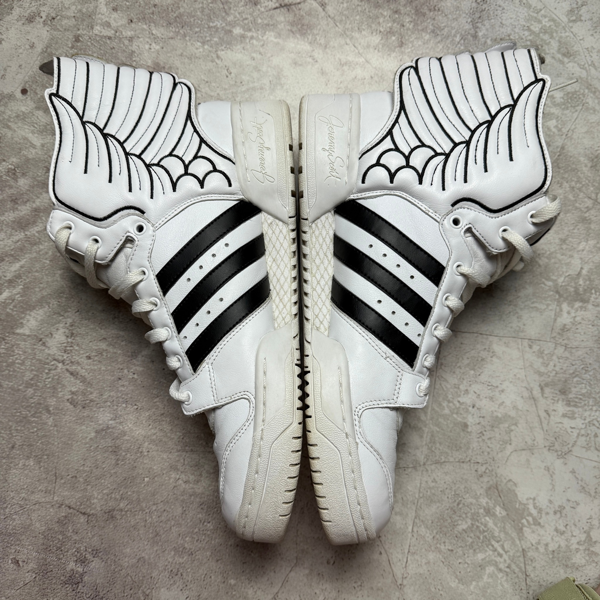 Adidas x Jeremy Scott Wings 2.0 White Black, миниатюра 3
