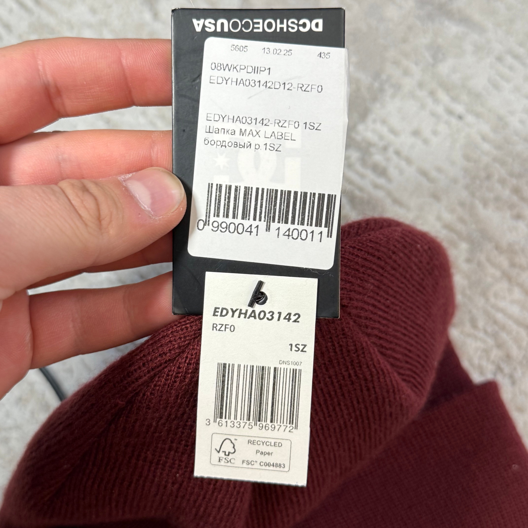 DC Shoes Max Label Hat, миниатюра 5
