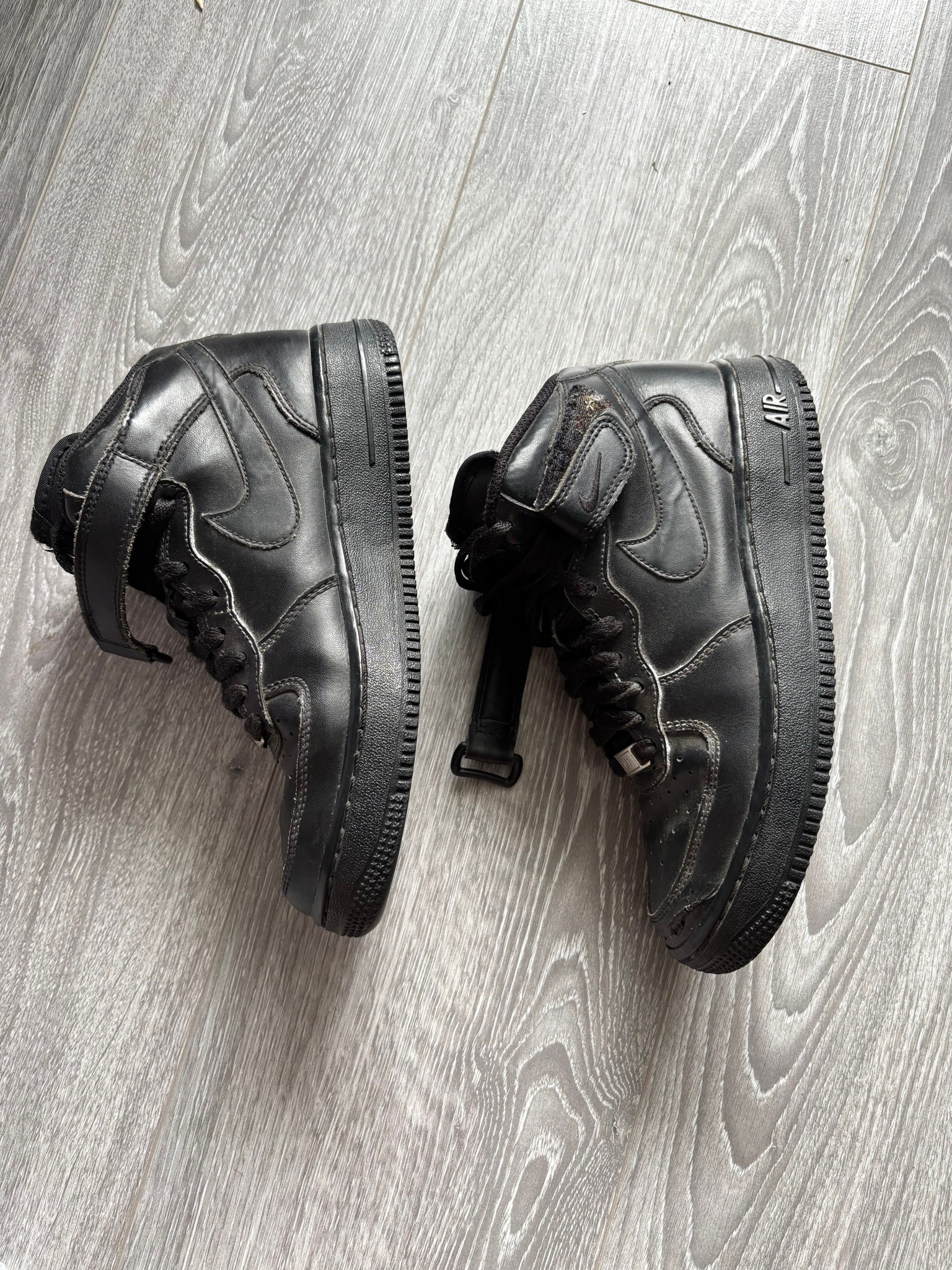 Nike Air Force 1 Mid Black, миниатюра 7