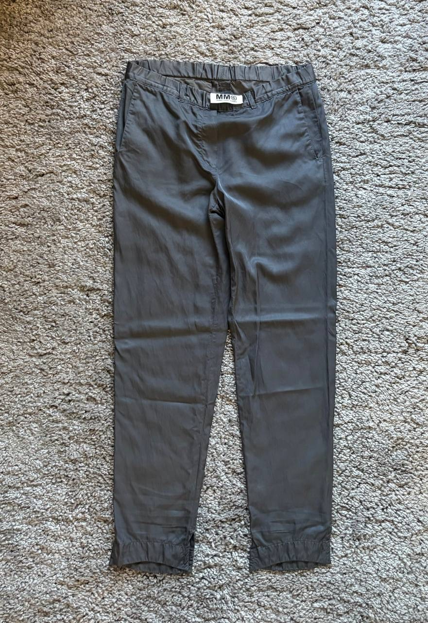 MM6 Maison Margiela Archive Metallic Wided Pants, миниатюра 1