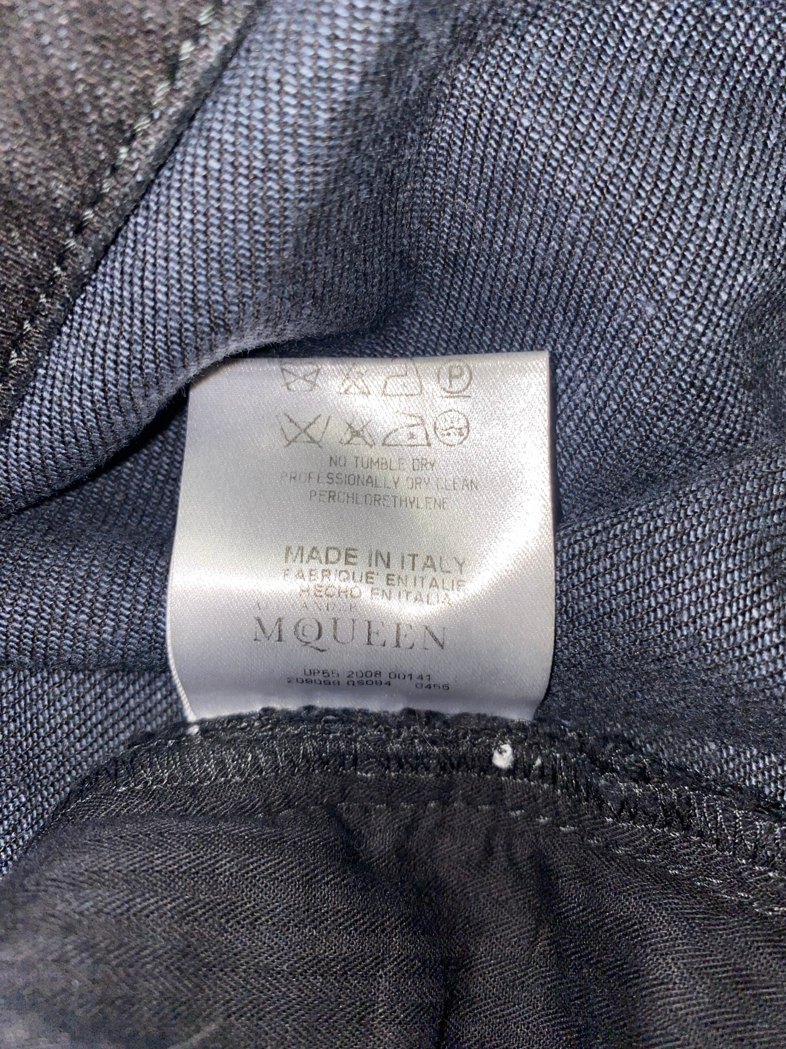 Alexander McQueen FW2008 Biker jeans, миниатюра 5