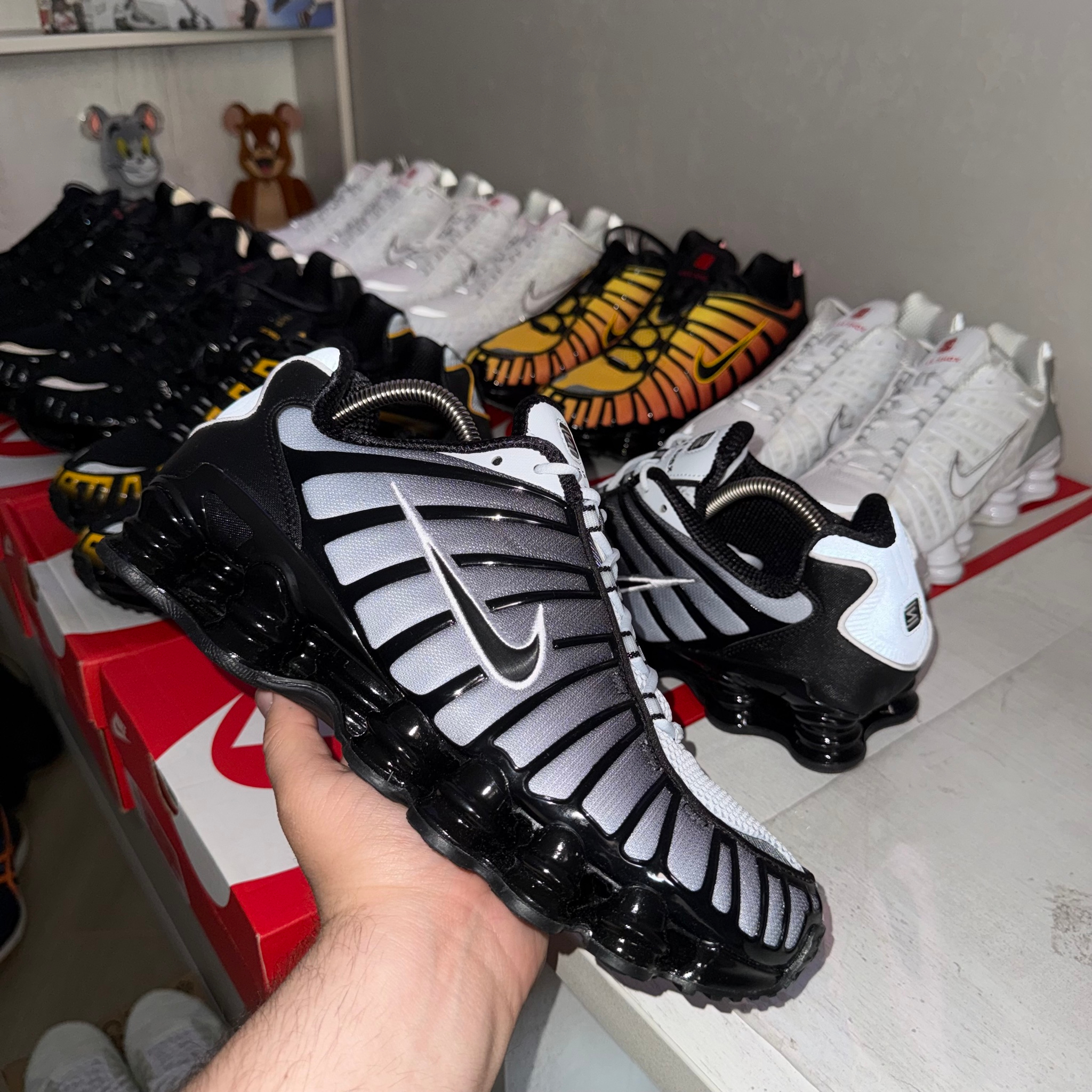 Nike Shox TL Black/white pure platinum, миниатюра 9