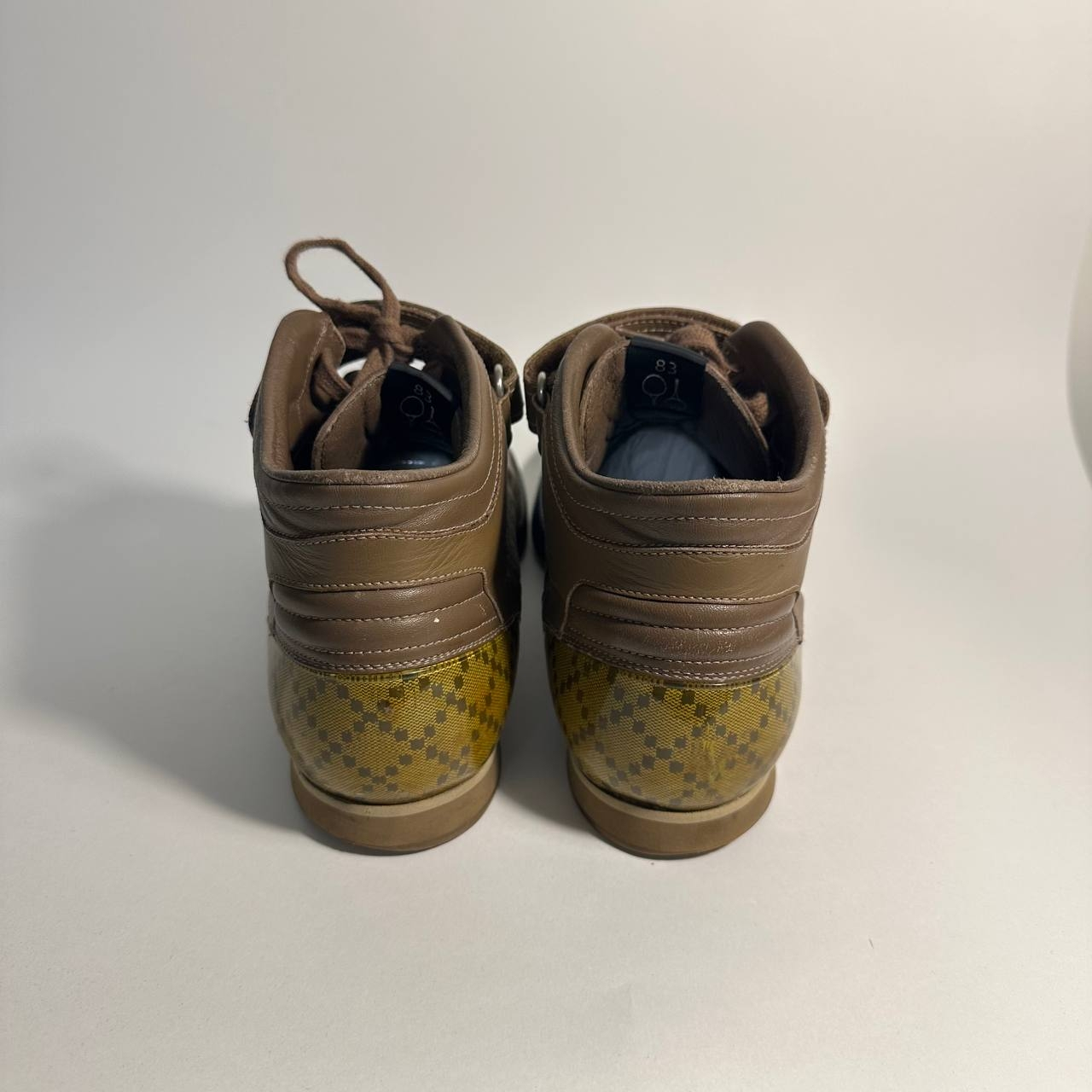 Gucci Diamante Canvas High-Top Sneakers, миниатюра 3