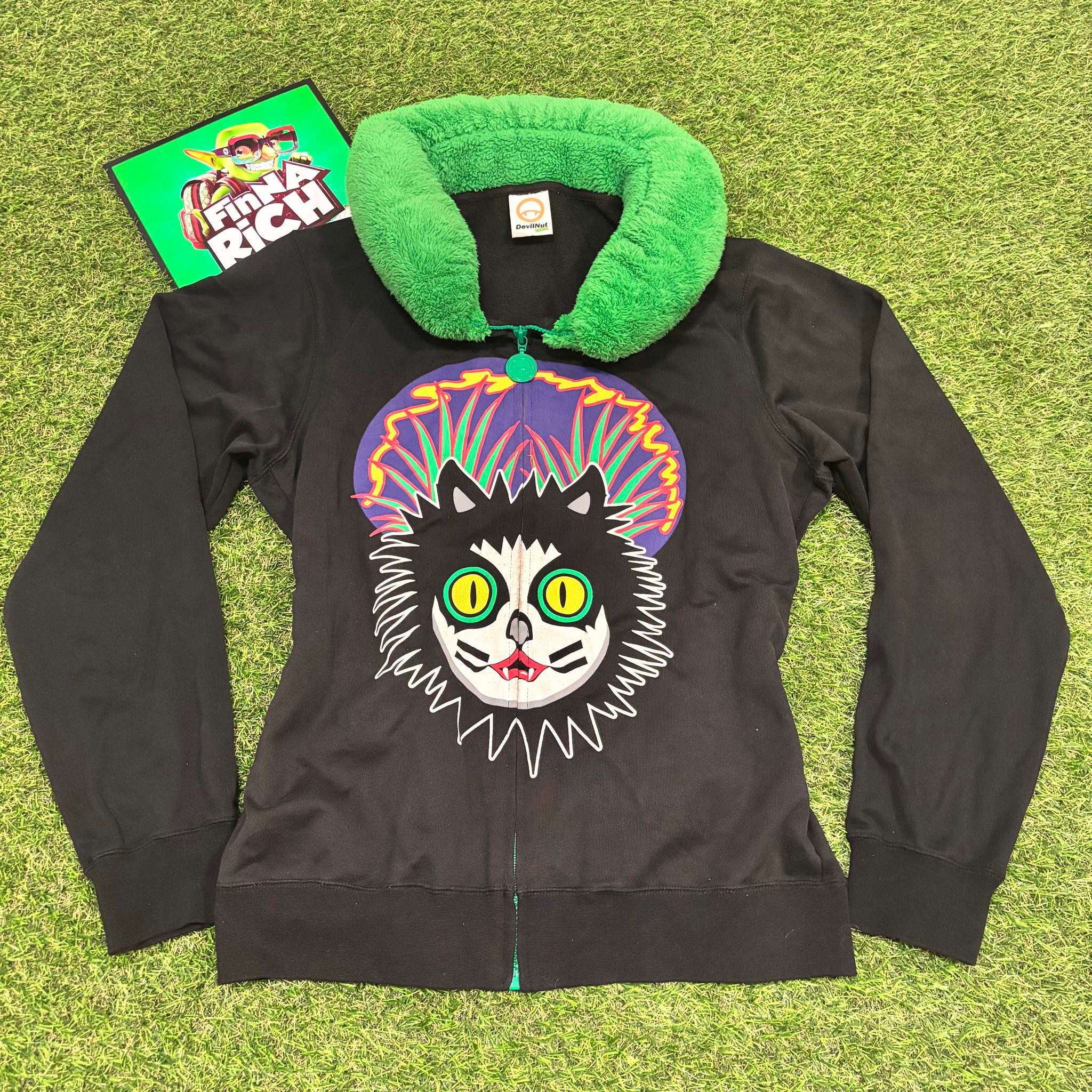 Devil Nut Vintage Zip-Hoodie, миниатюра 1