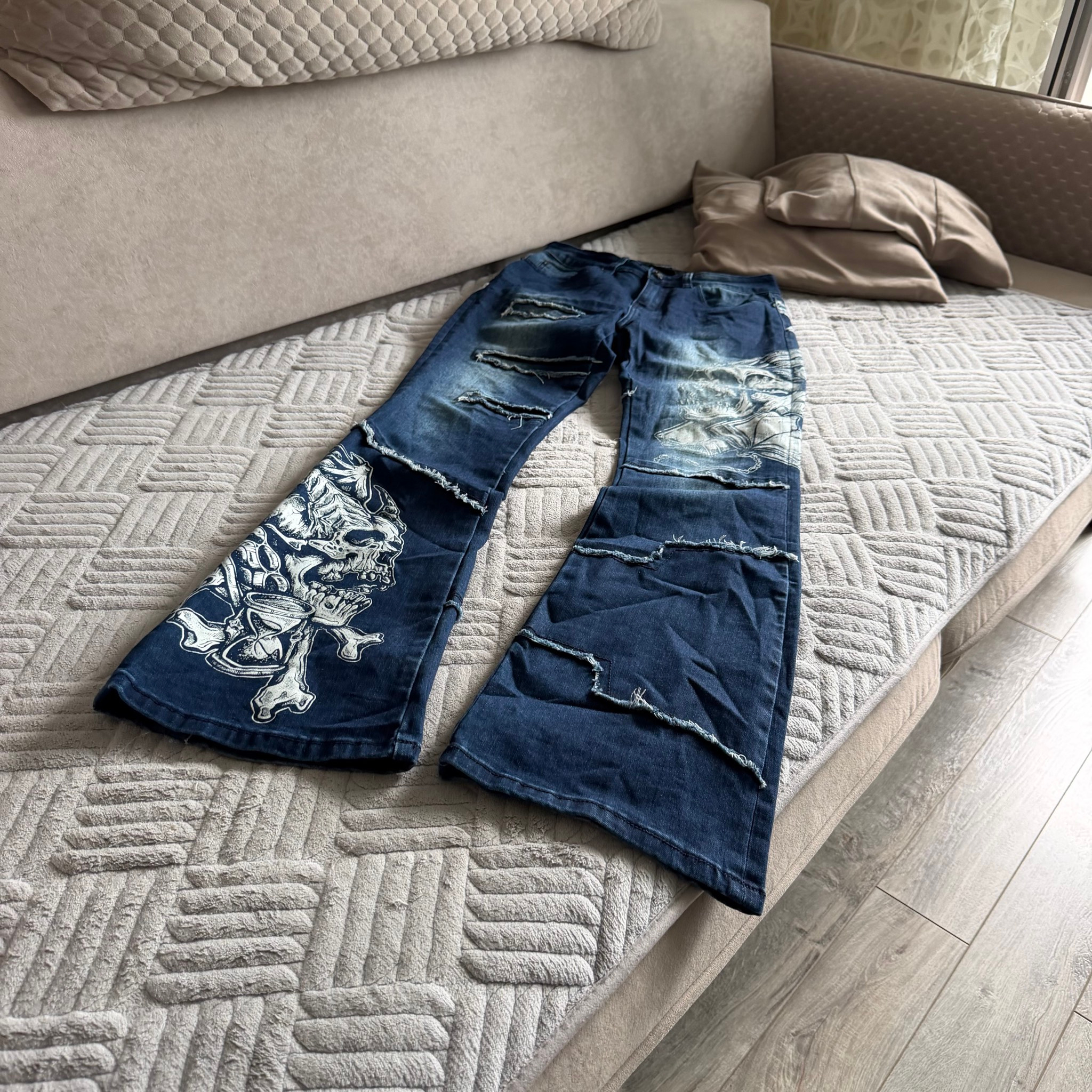 Rock Rebel Y2k Jeans Bootcut, миниатюра 3