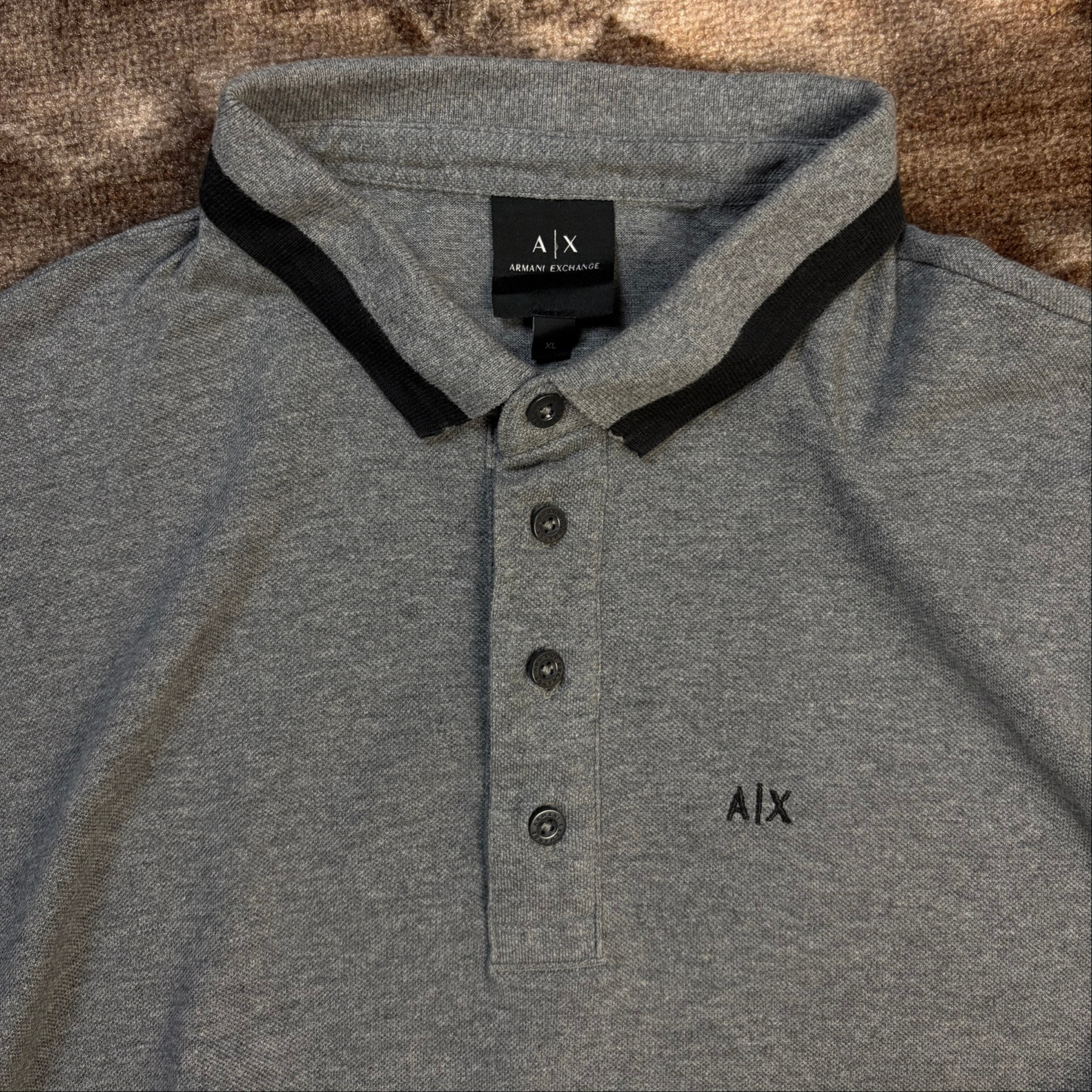 Armani Exchange  Мужская Футболка Поло, миниатюра 4