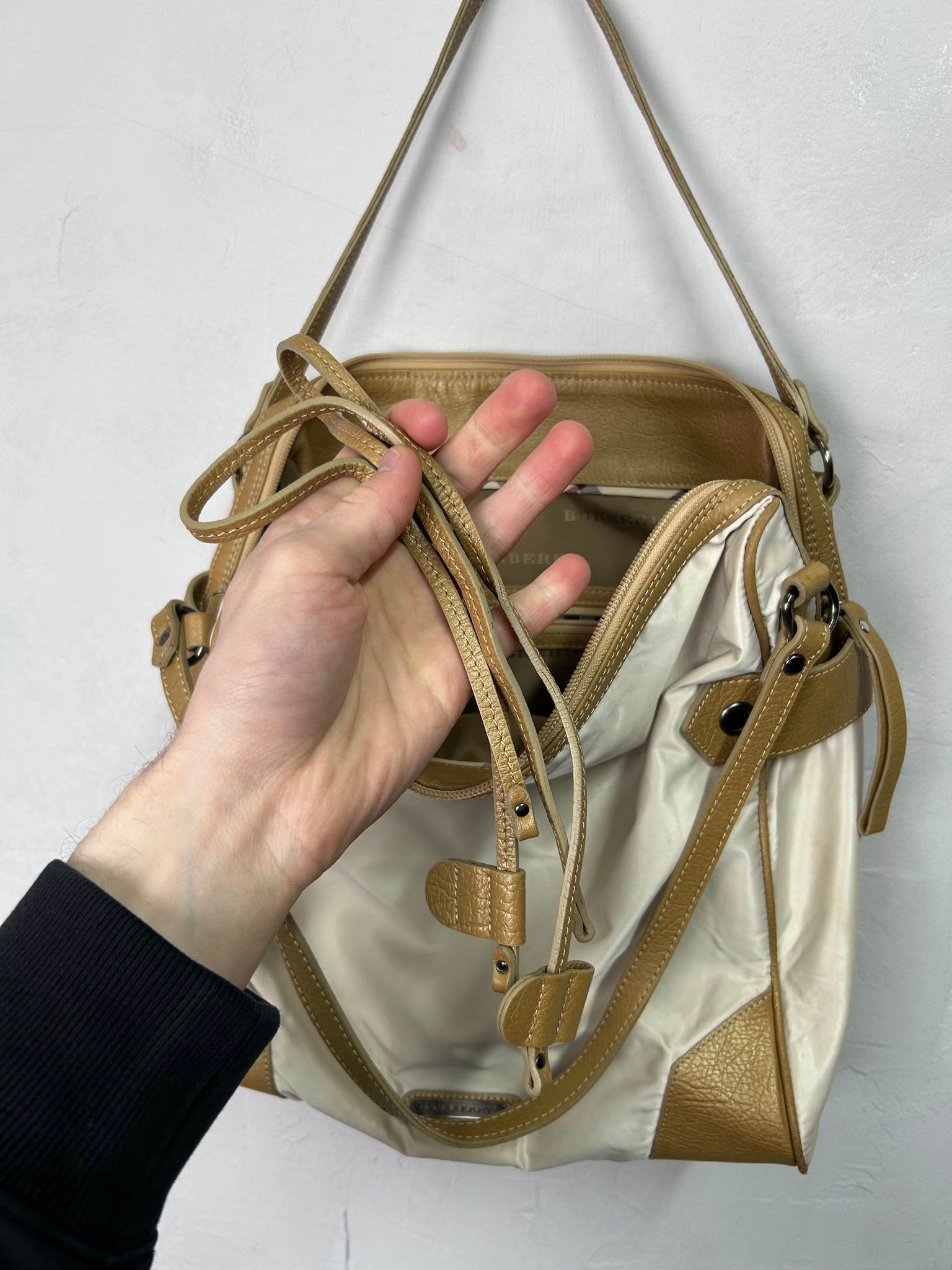 Burberry Nylon Beige Bag, миниатюра 12