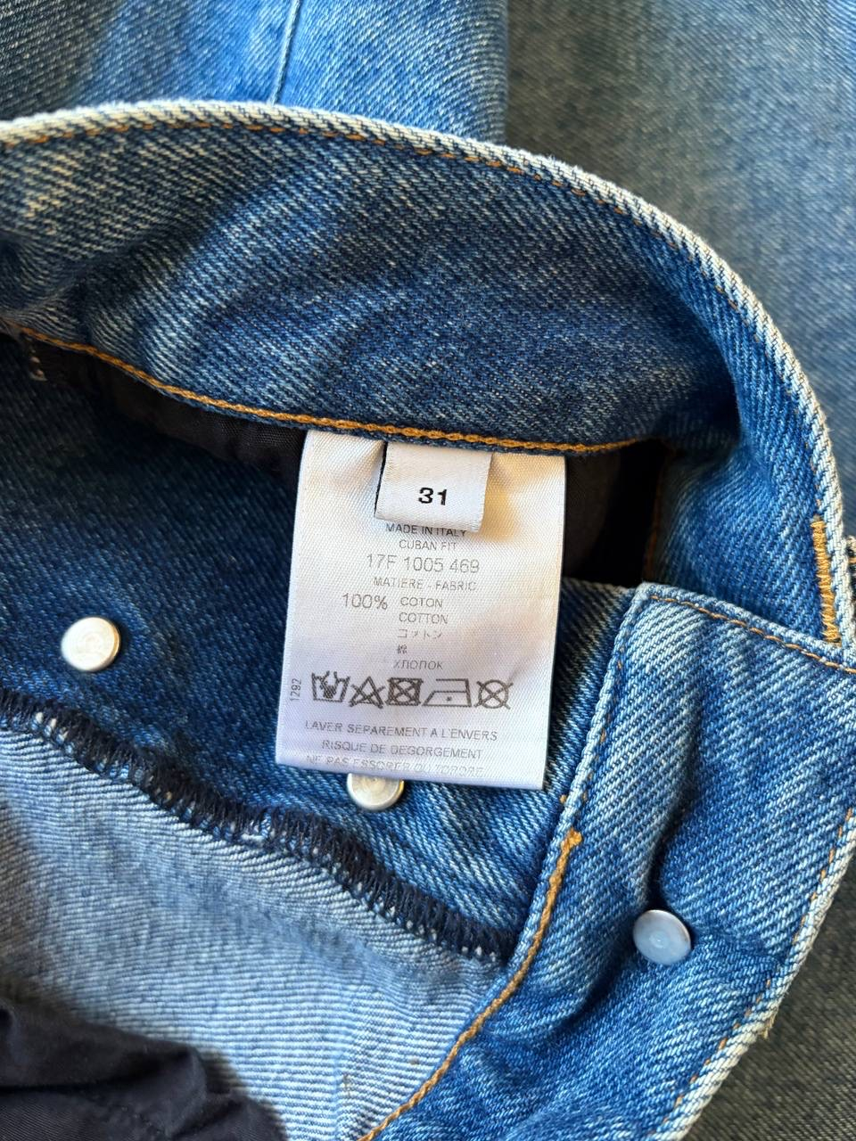 Givenchy Stone Washed Printed Logo Straight Jeans, миниатюра 9