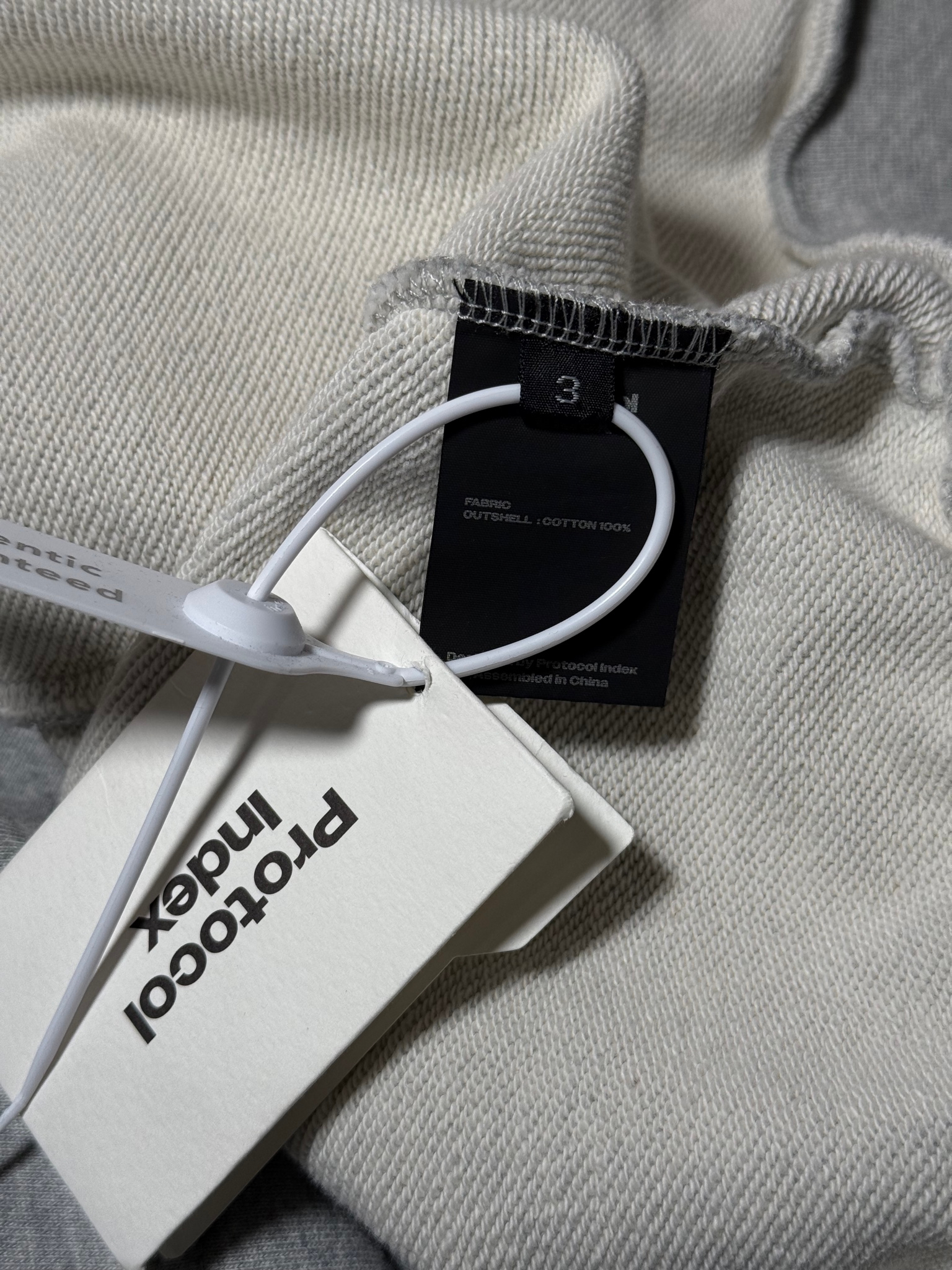 Protocol Index ARMY Reconstructed Sweatshirts Melange Grey Zip Hoodie, миниатюра 9