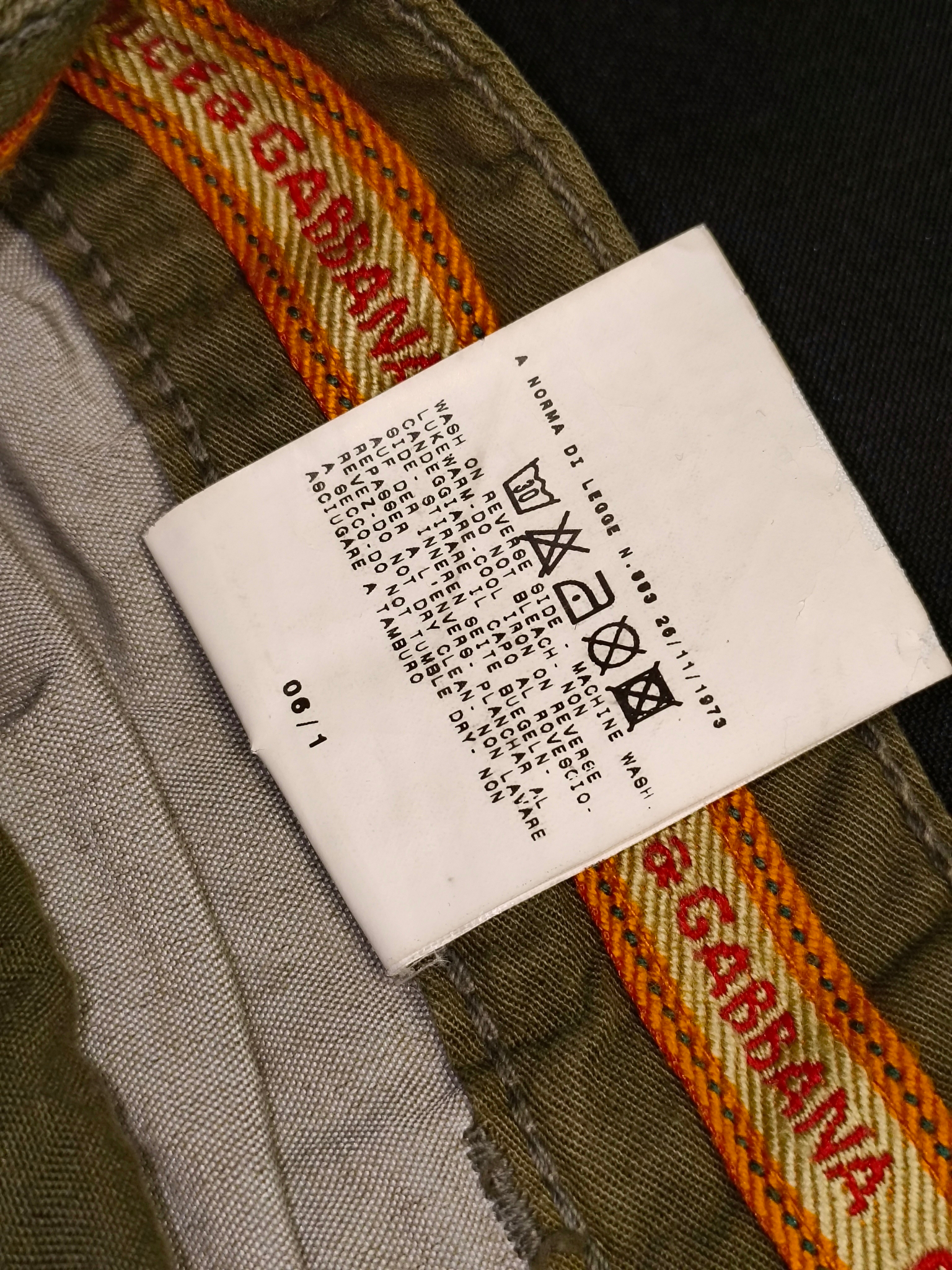 Dolce & Gabbana SS2006 Military pants, миниатюра 6