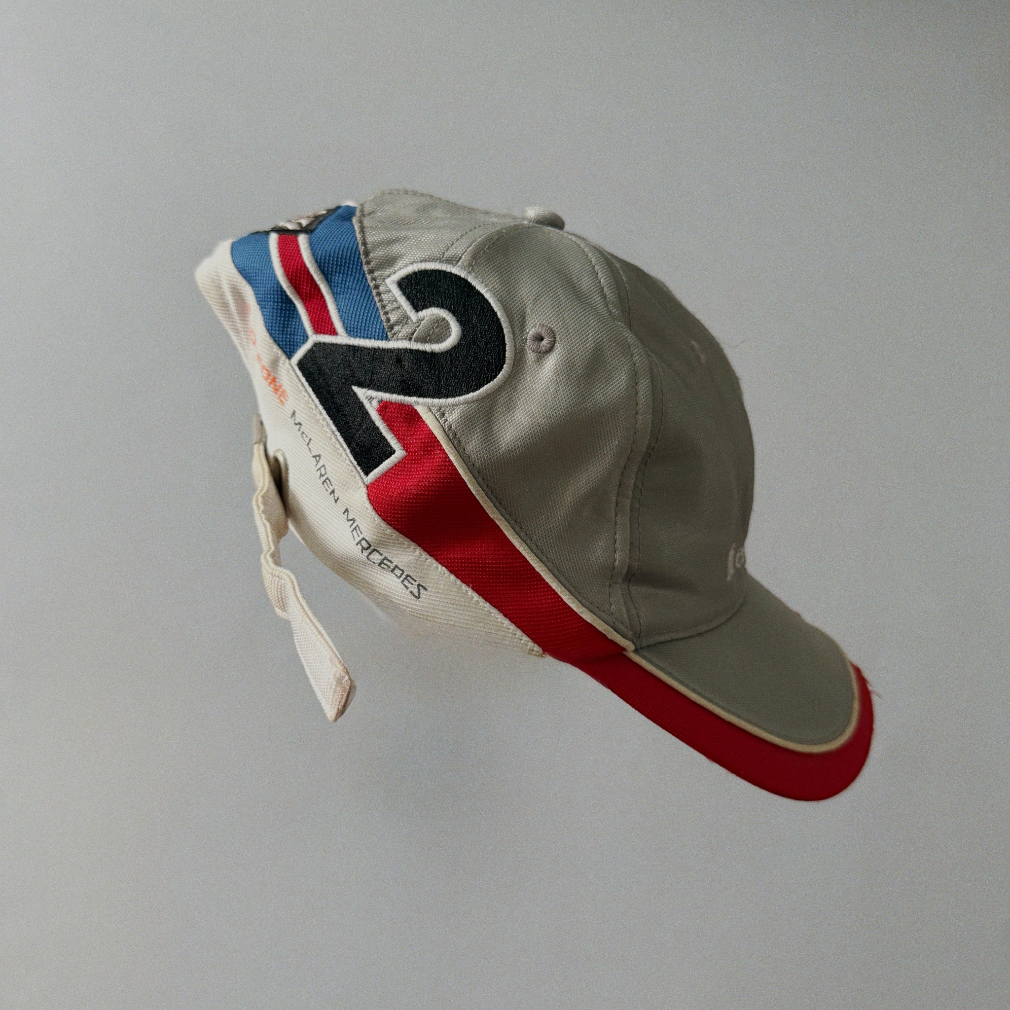 Mercedes Benz 2000s Vintage Lewis Hamilton Racing Cap, миниатюра 2
