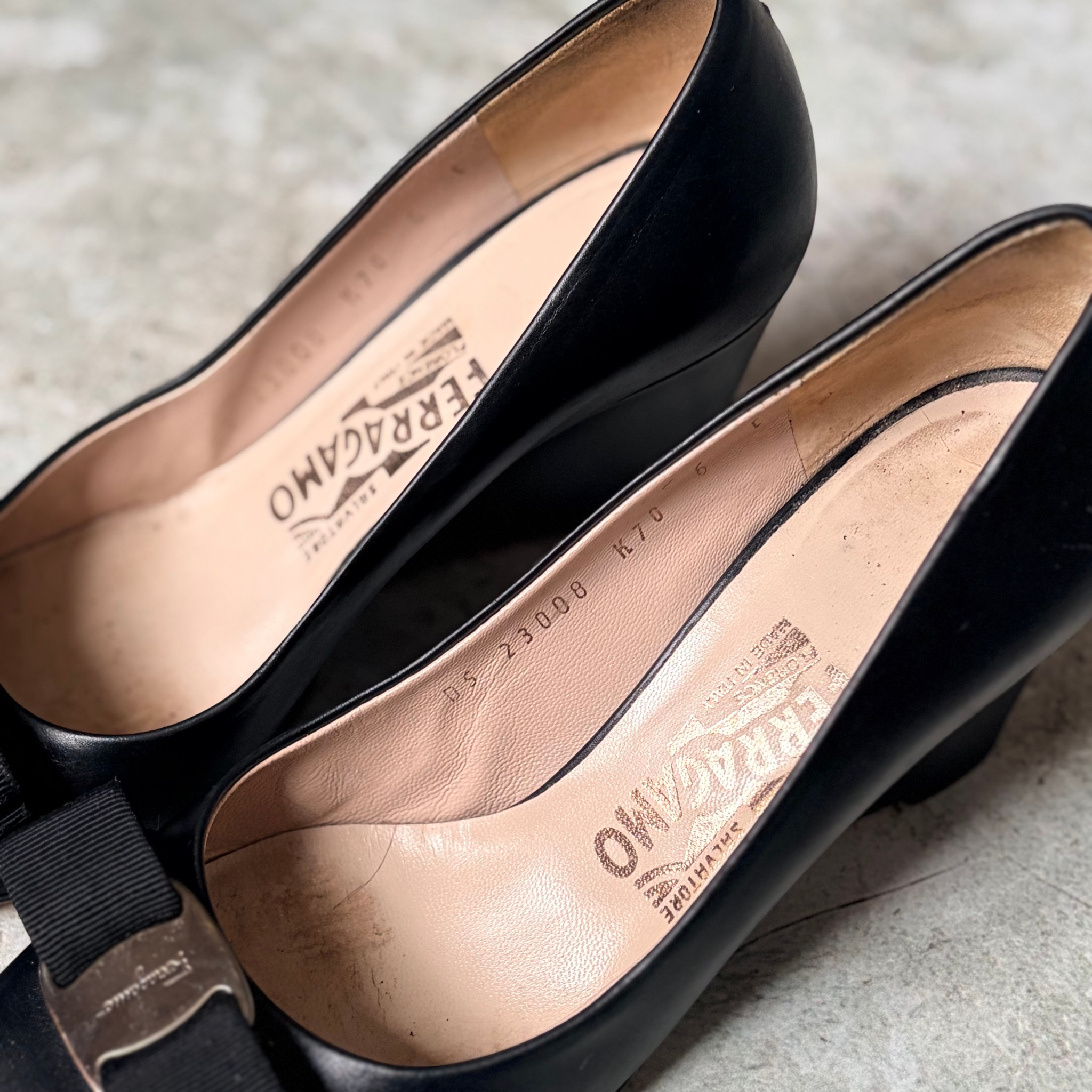 Salvatore Ferragamo Flo Vara Bow Wedge, миниатюра 4