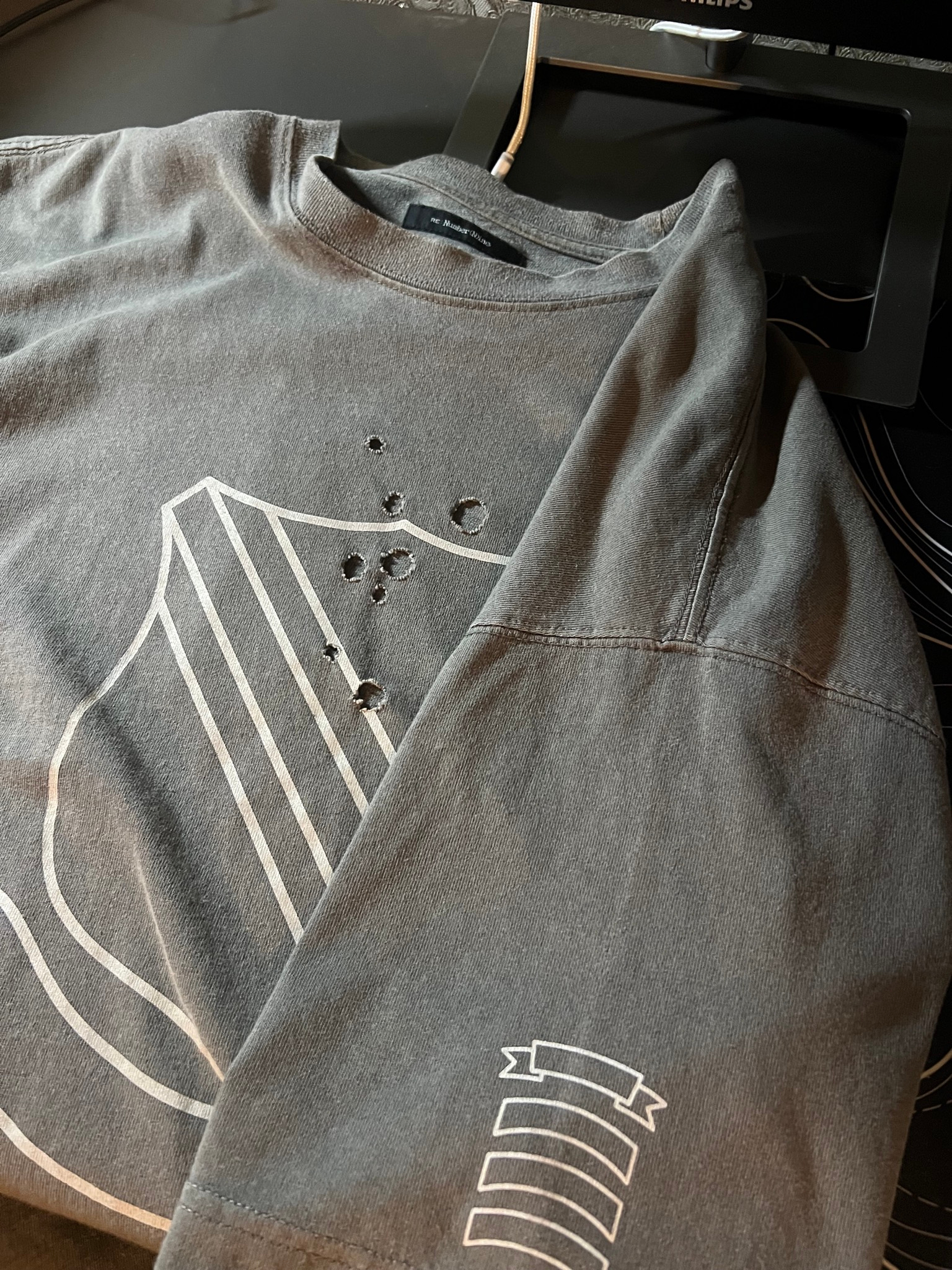Number (N)ine Футболка shield, миниатюра 1