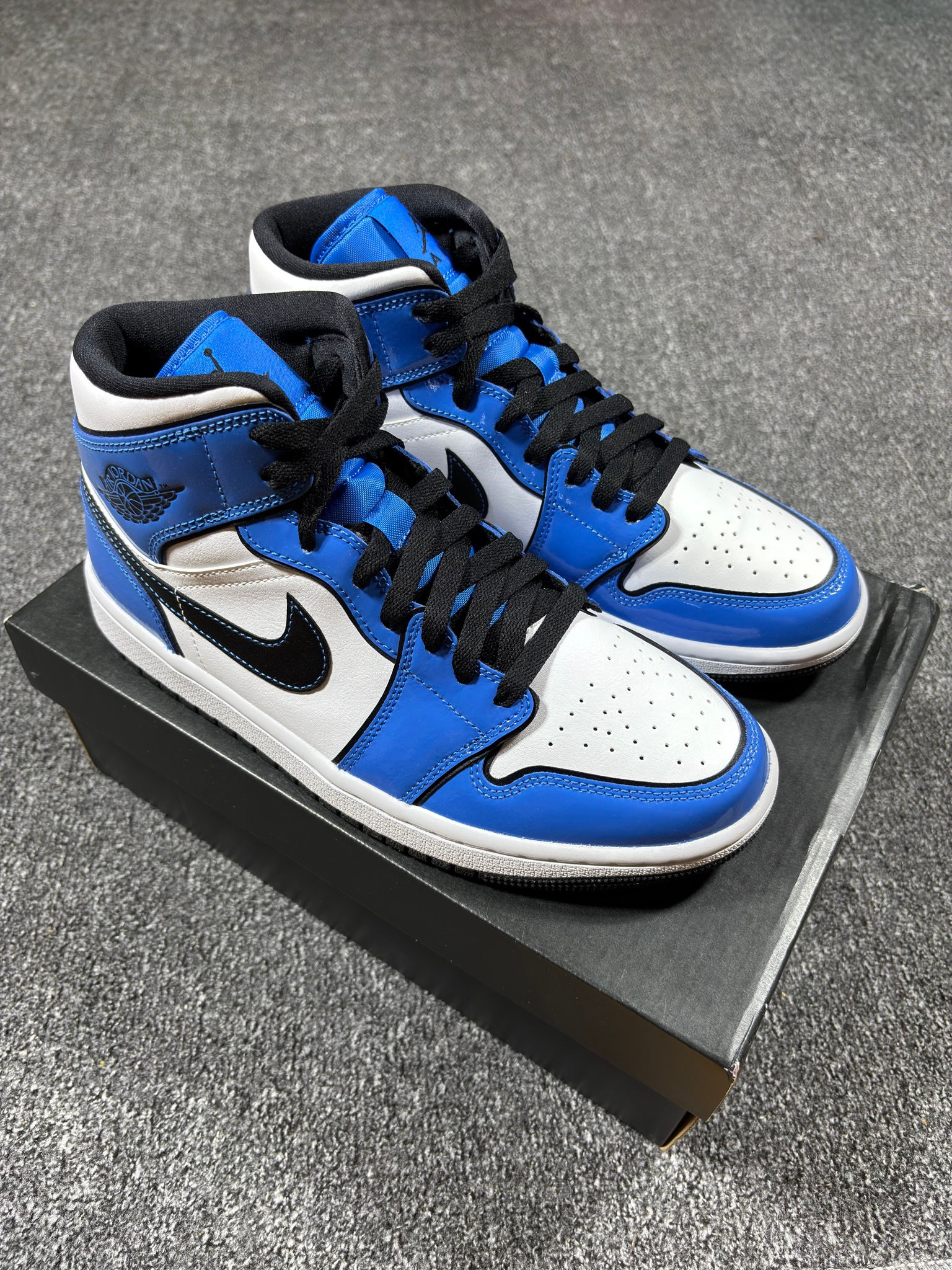 Nike Air Jordan 1 Mid “Signal Blue”, миниатюра 6