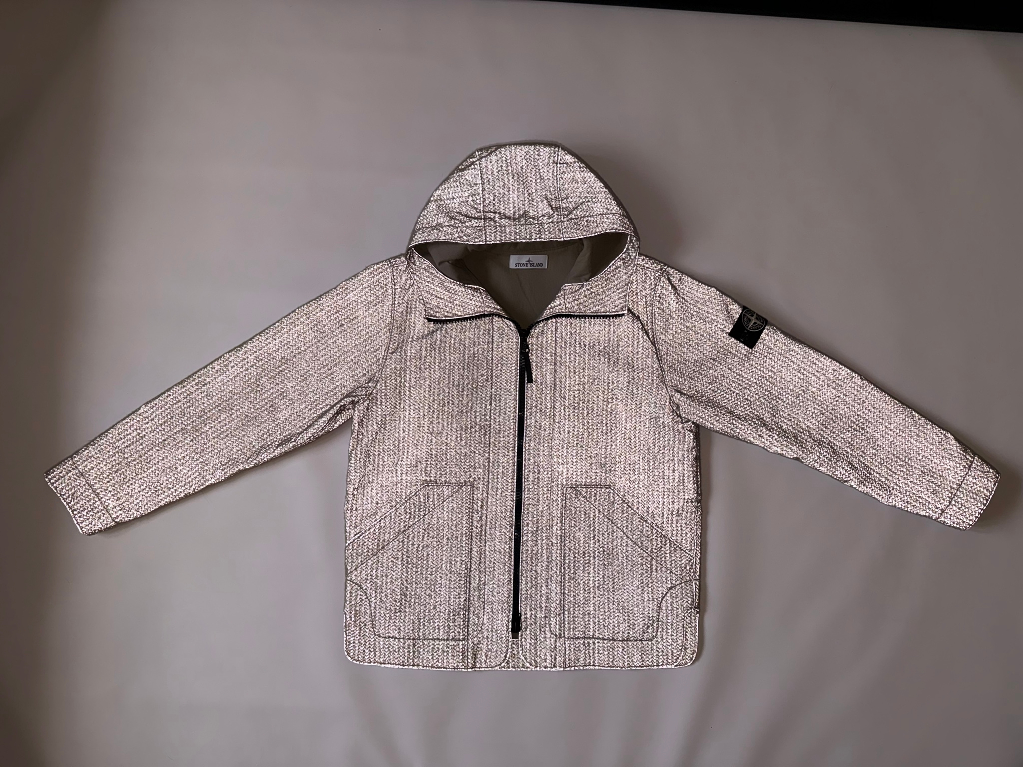 Stone Island Needle Punched Reflective Balaclava, миниатюра 1