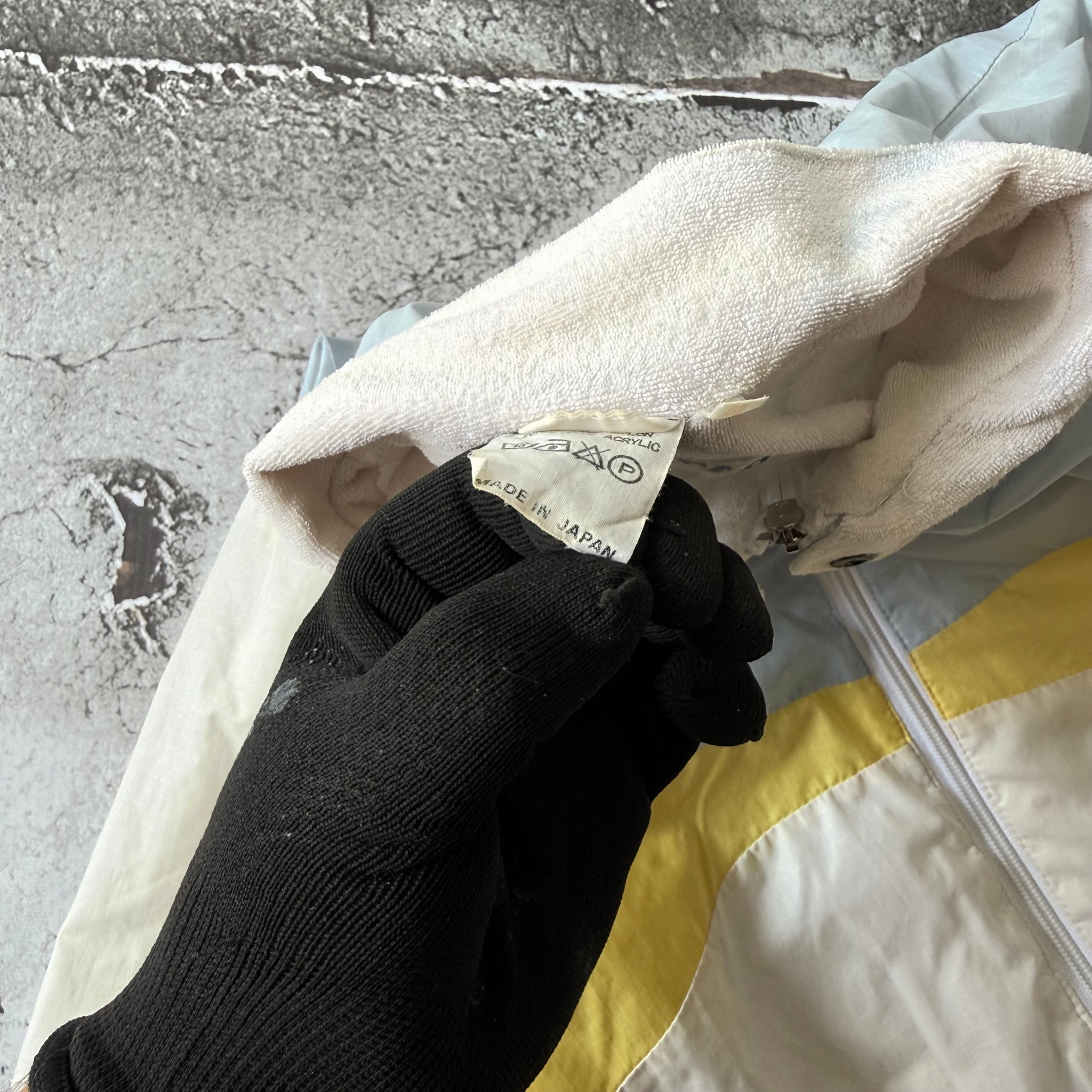 Volvo 1980s Vintage Japan Colorblock Windbreaker Jacket, миниатюра 8
