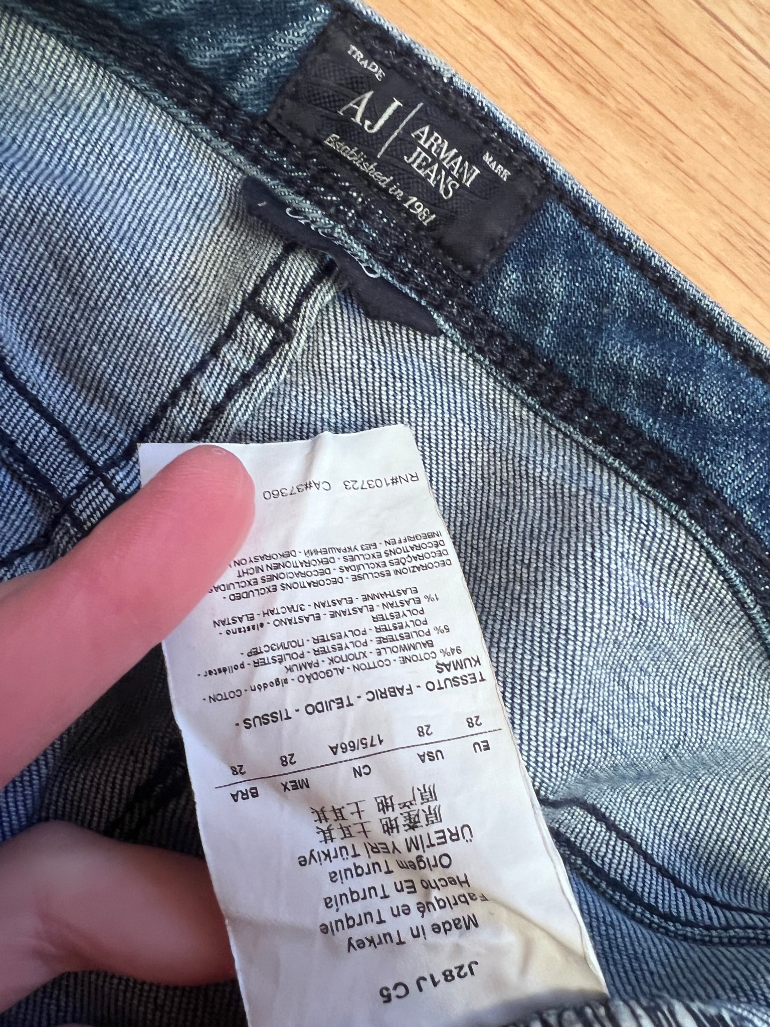 Armani Jeans Джинсы, миниатюра 3