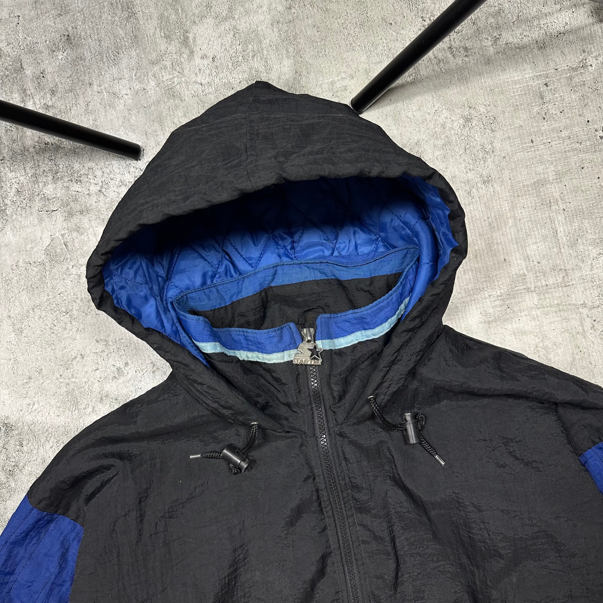 Starter Orlando Magic half zip windbreaker/puffer jacket 90s, миниатюра 9