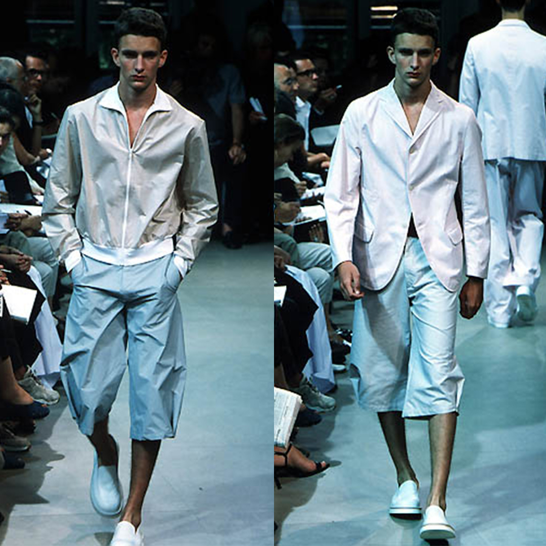 Jil Sander SS00 Adjustable hem shorts, миниатюра 9