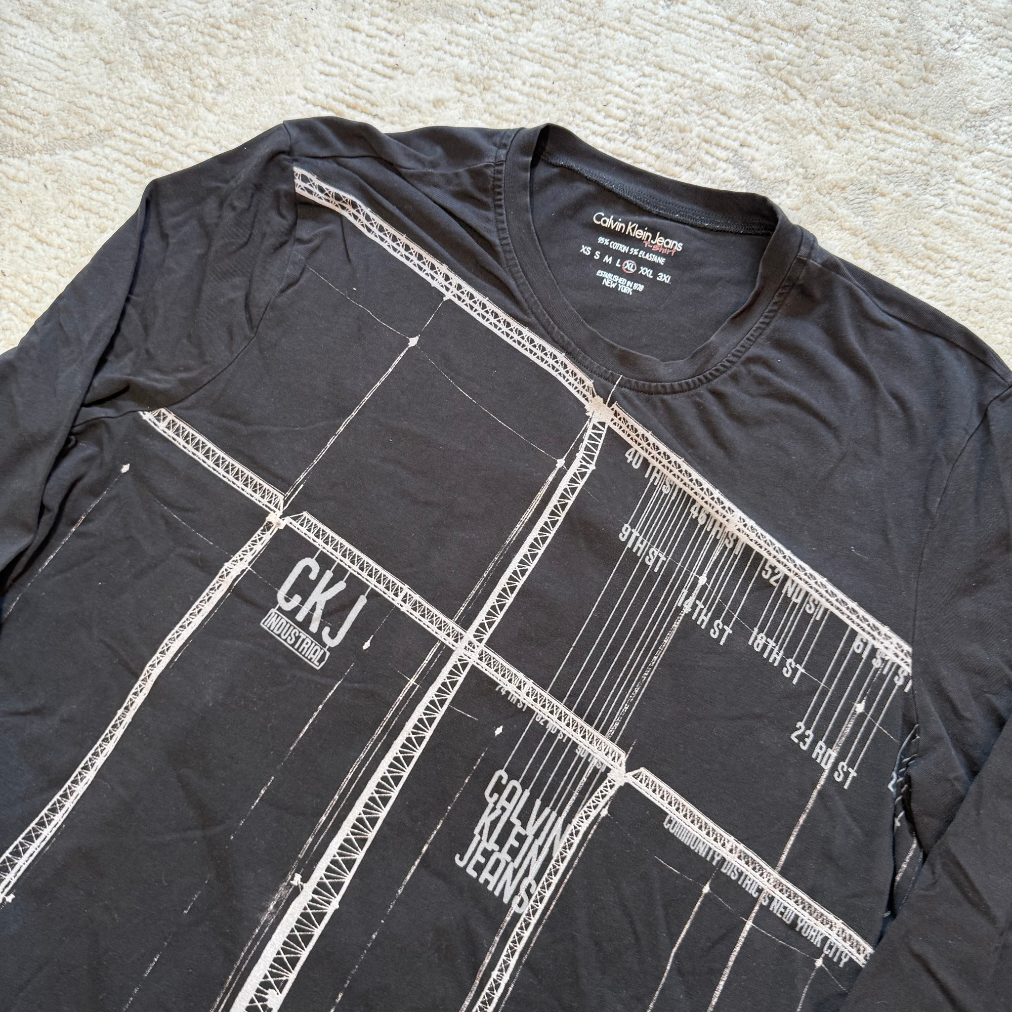 Calvin Klein Jeans Longsleeve Rare Distressed, миниатюра 3